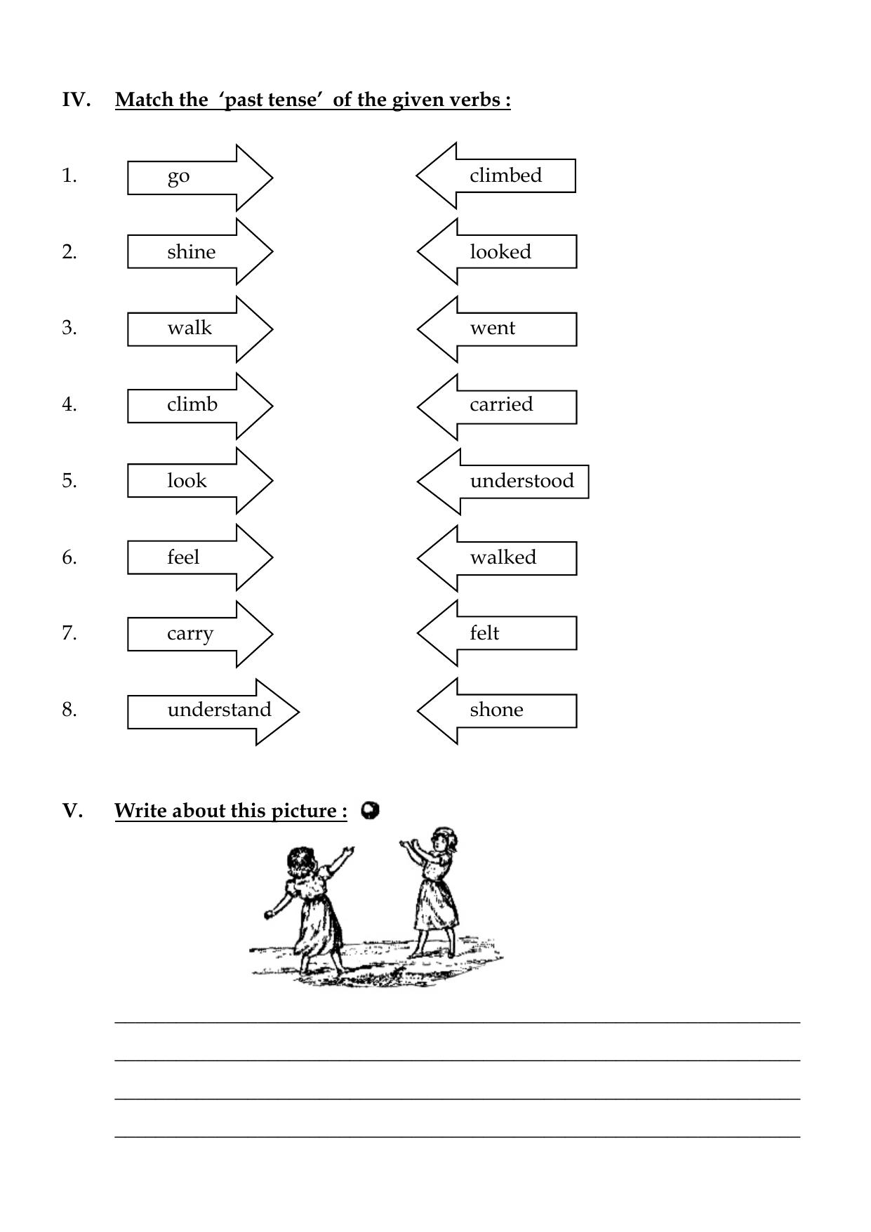 Worksheet for Class 3 English Grammar Assignment - Page 2