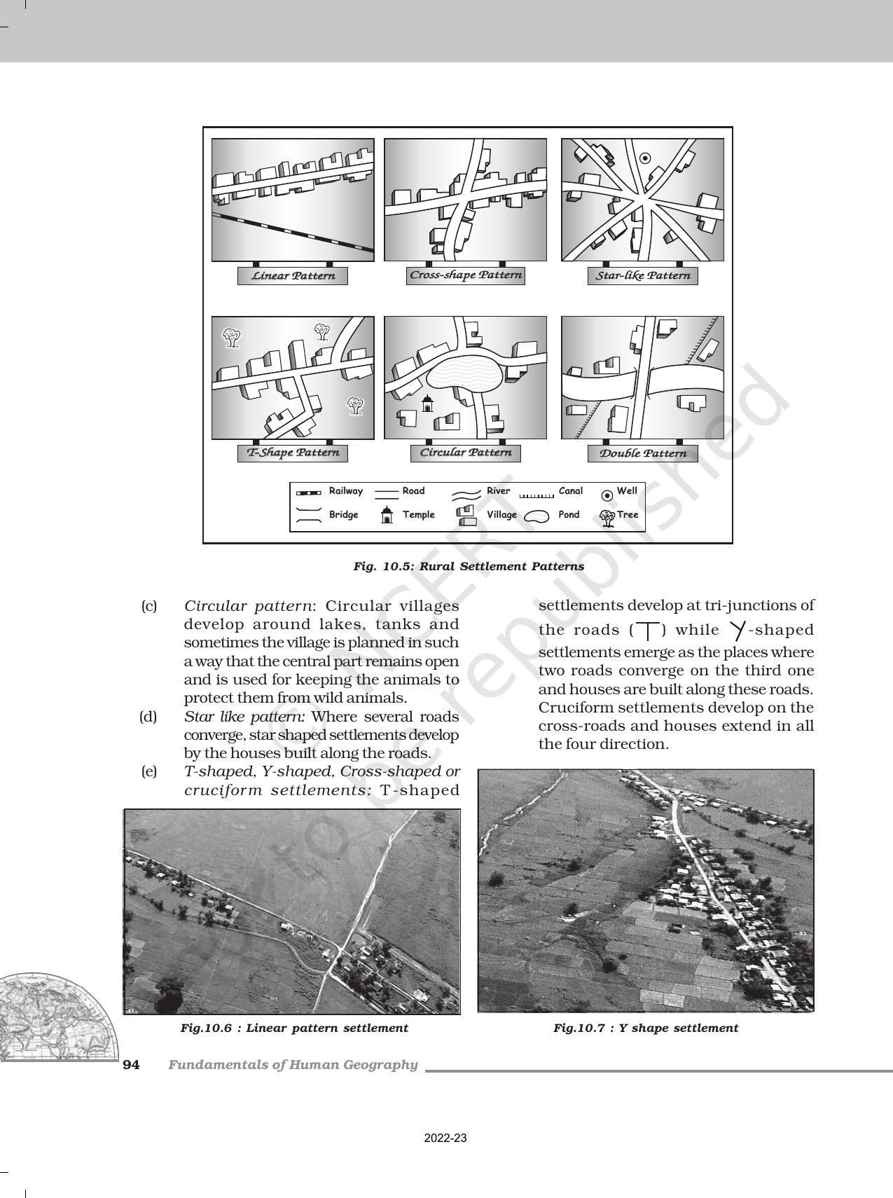 NCERT Book for Class 12 Geography (Part-1) Chapter 10 Human Settlements - Page 4