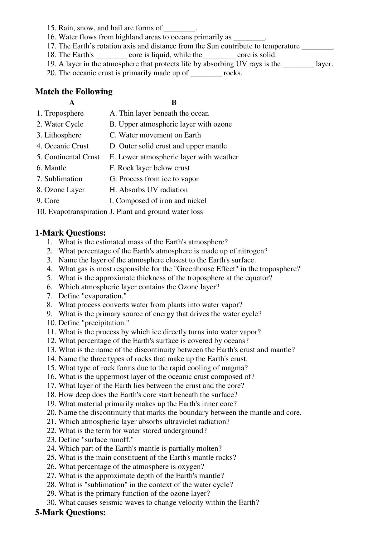 Karnataka 1st PUC Question Bank 2025 - Geology - Page 7