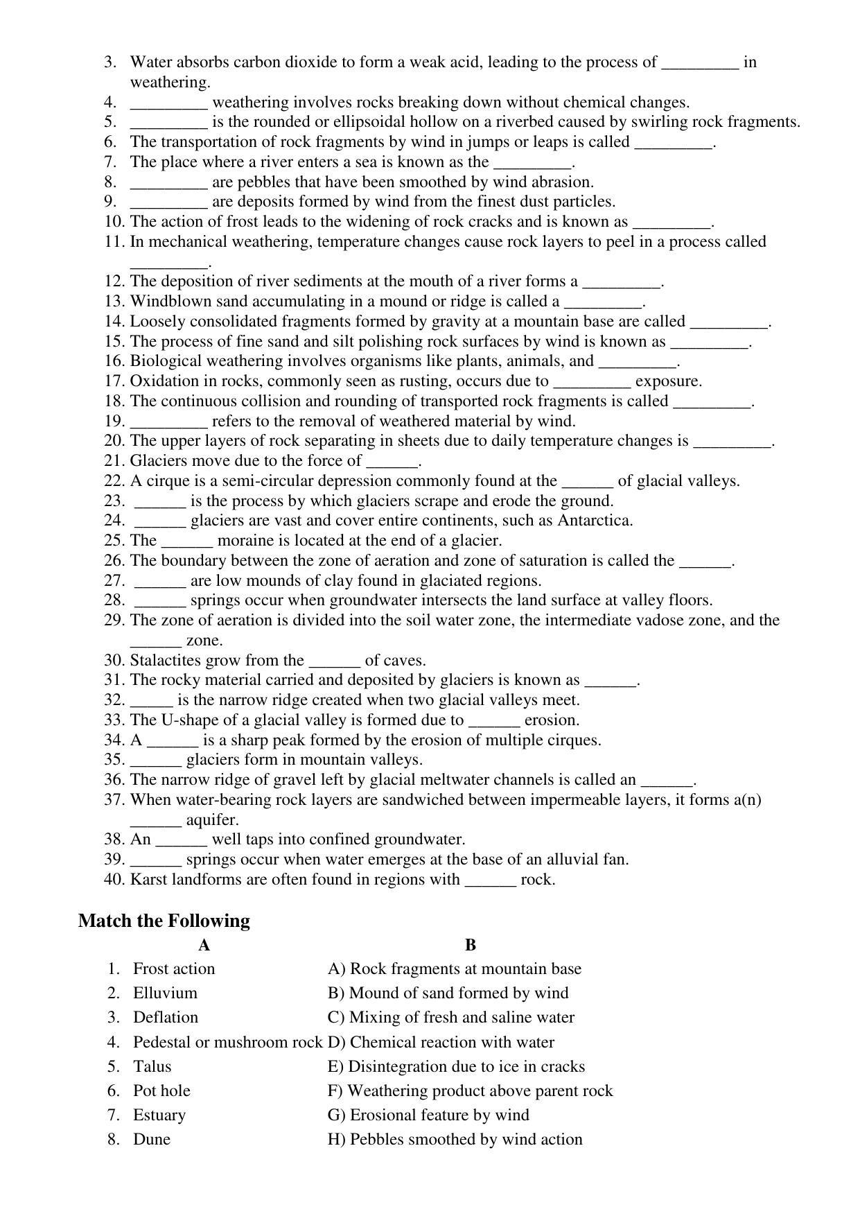 Karnataka 1st PUC Question Bank 2025 - Geology - Page 11
