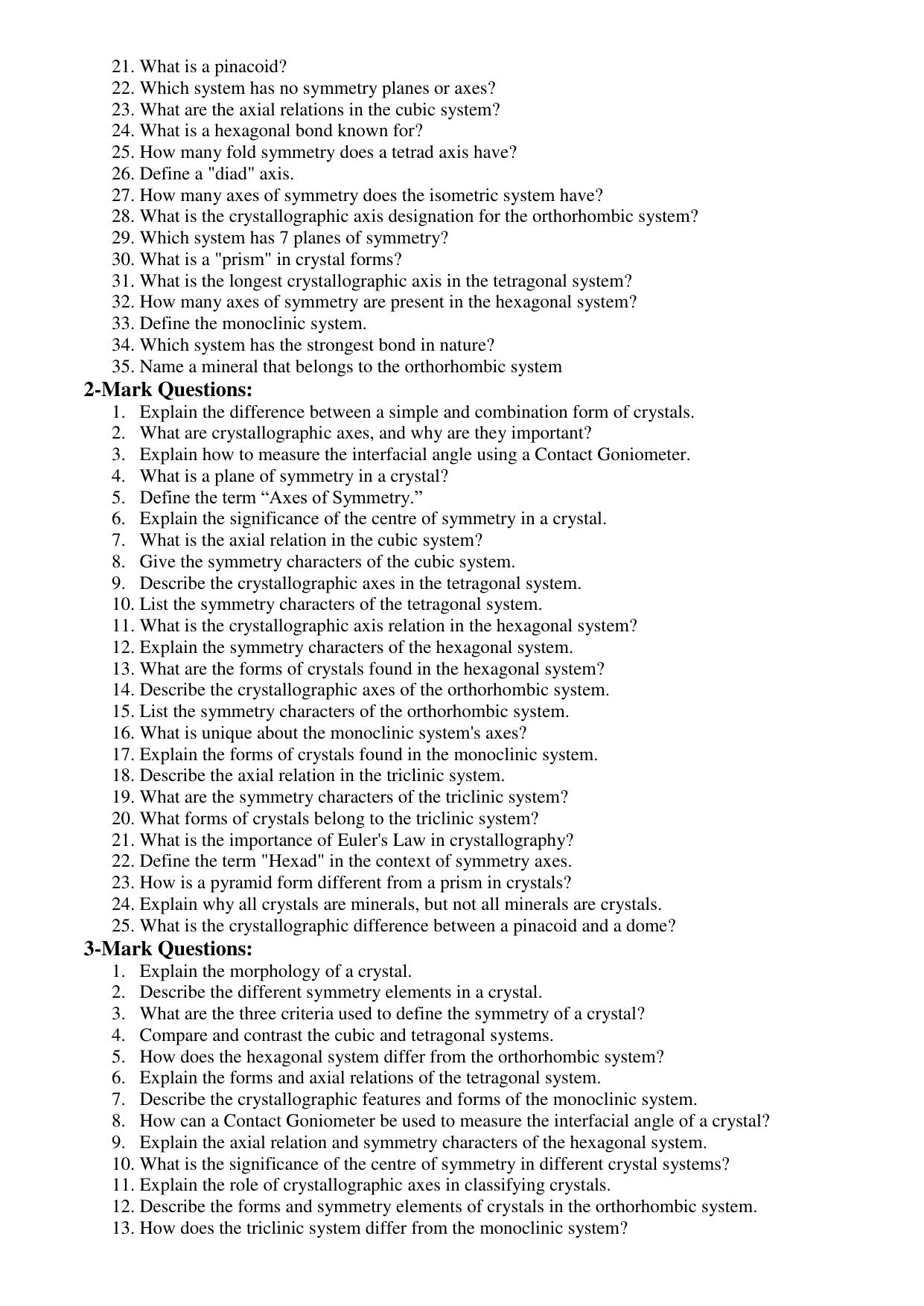Karnataka 1st PUC Question Bank 2025 - Geology - Page 22