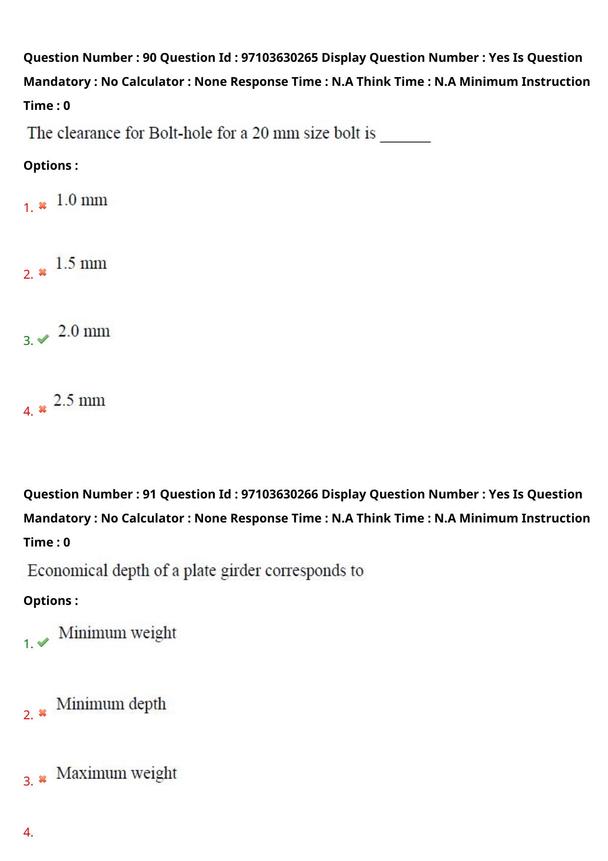 AP RCET 2024 Civil Engineering Question Paper - Page 55