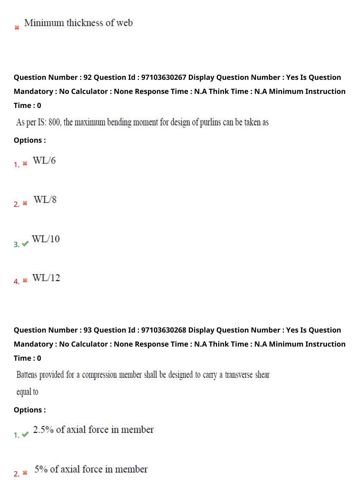 AP RCET 2024 Civil Engineering Question Paper - Page 56
