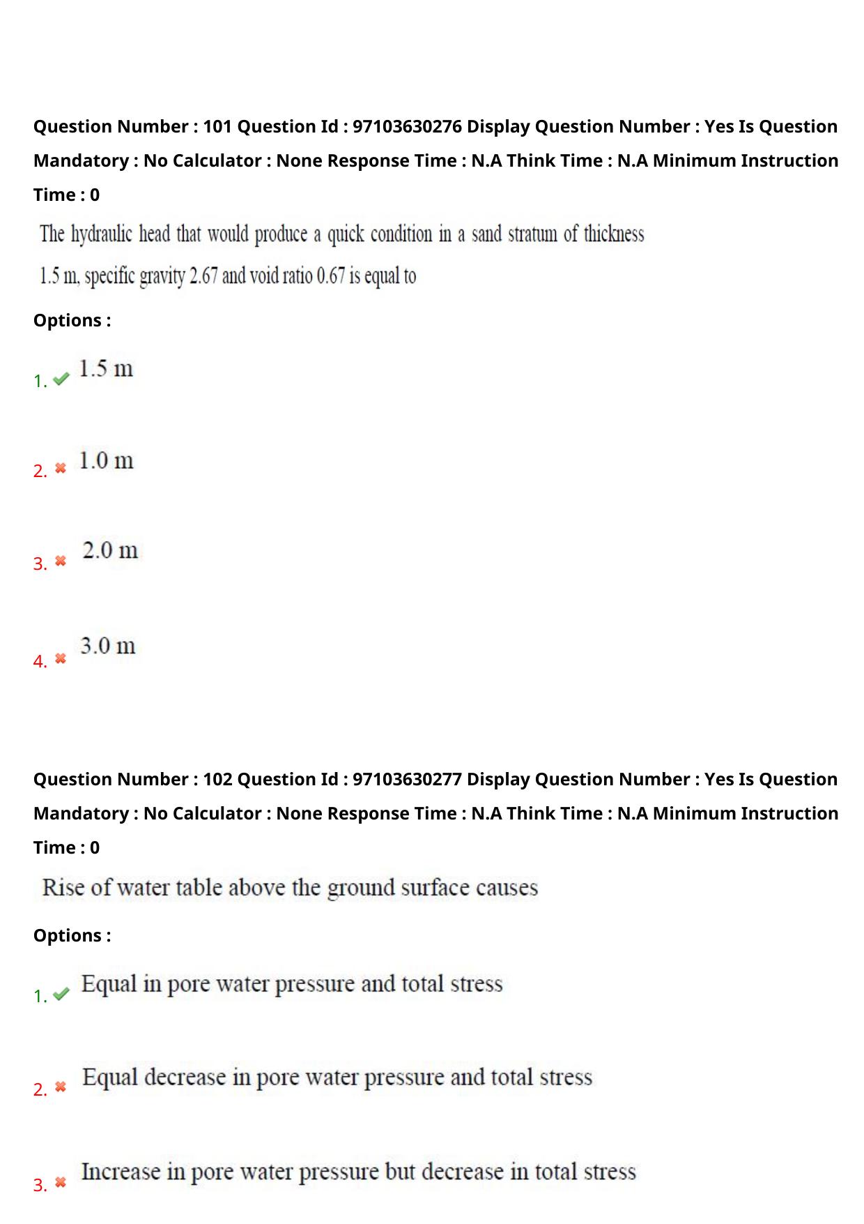 AP RCET 2024 Civil Engineering Question Paper - Page 61