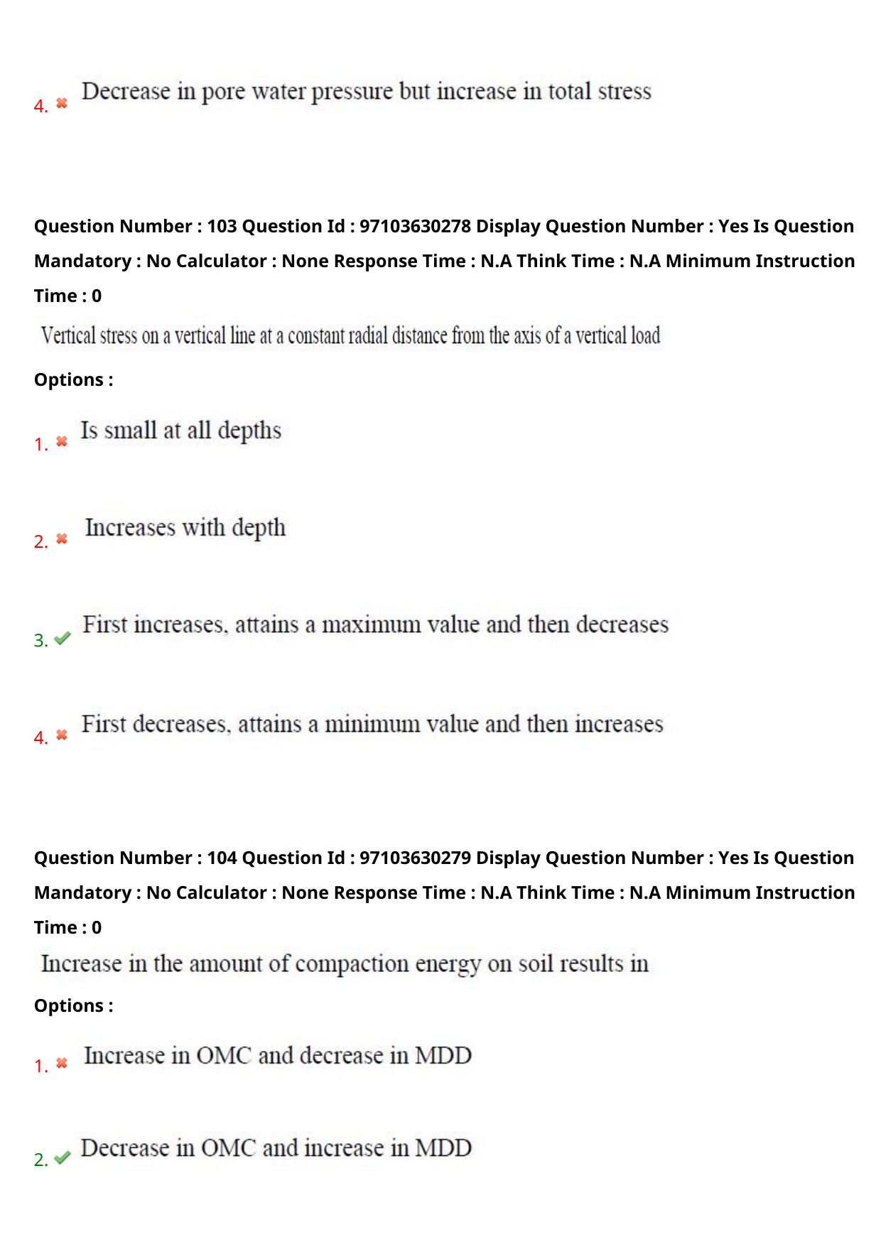 AP RCET 2024 Civil Engineering Question Paper - Page 62