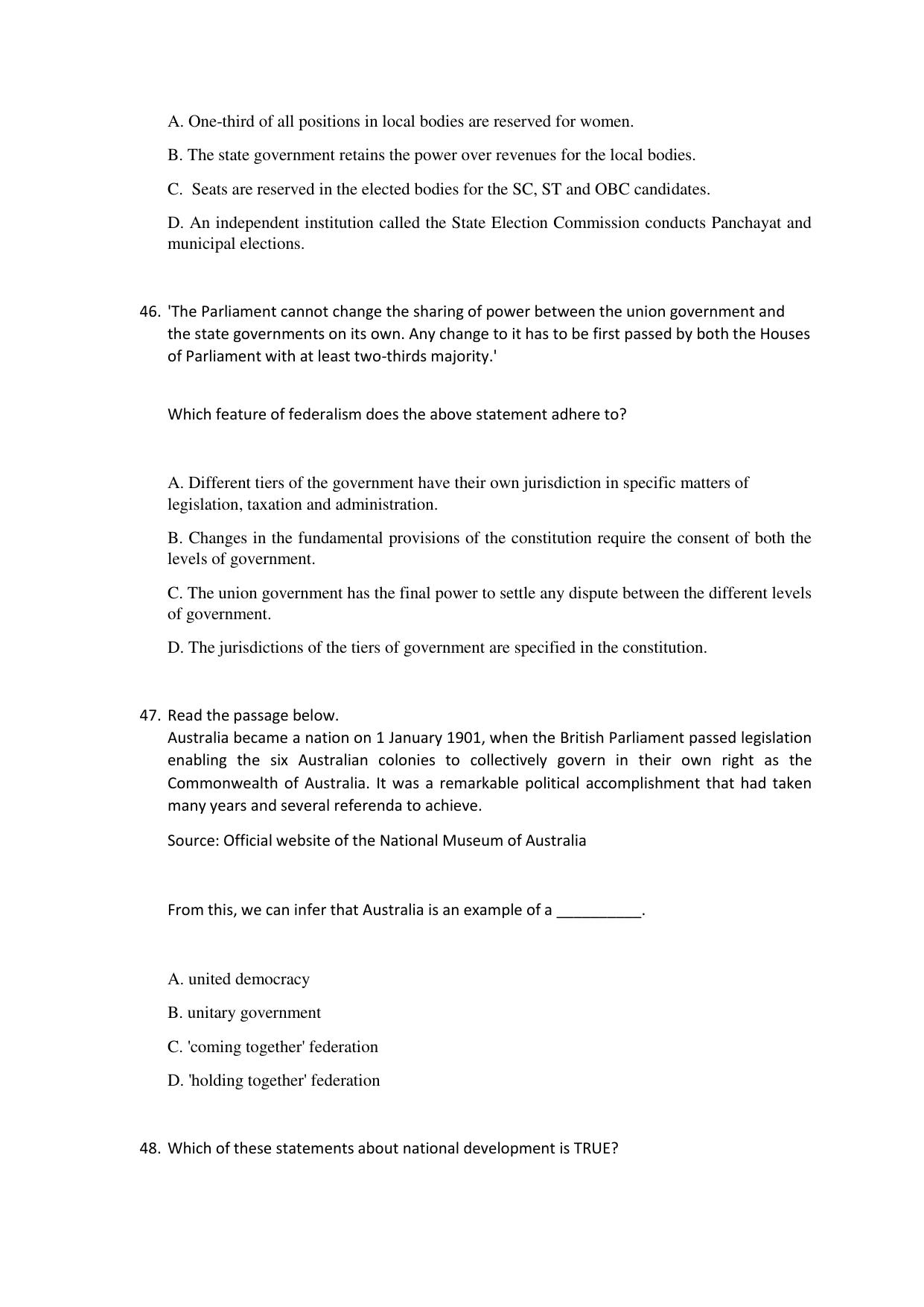 CBSE Class 10 Social Science Practice Questions 2021-22 - Page 16