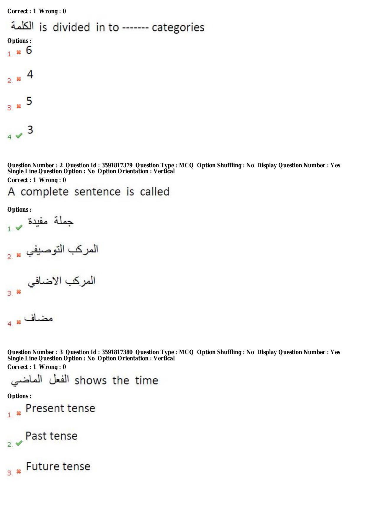 TS CPGET 2018 M.A. Arabic (Shift 3) Question Paper with Answer Key - Page 2