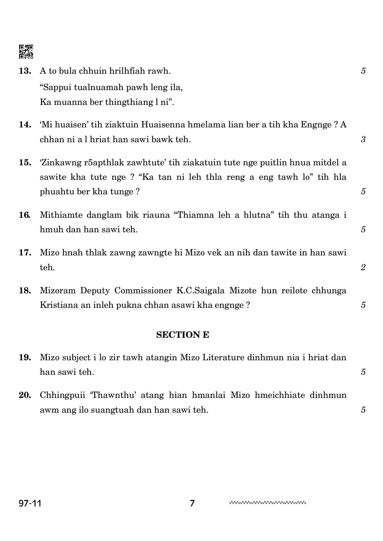 CBSE Class 12 Mizo 2024 Question Paper - Page 7