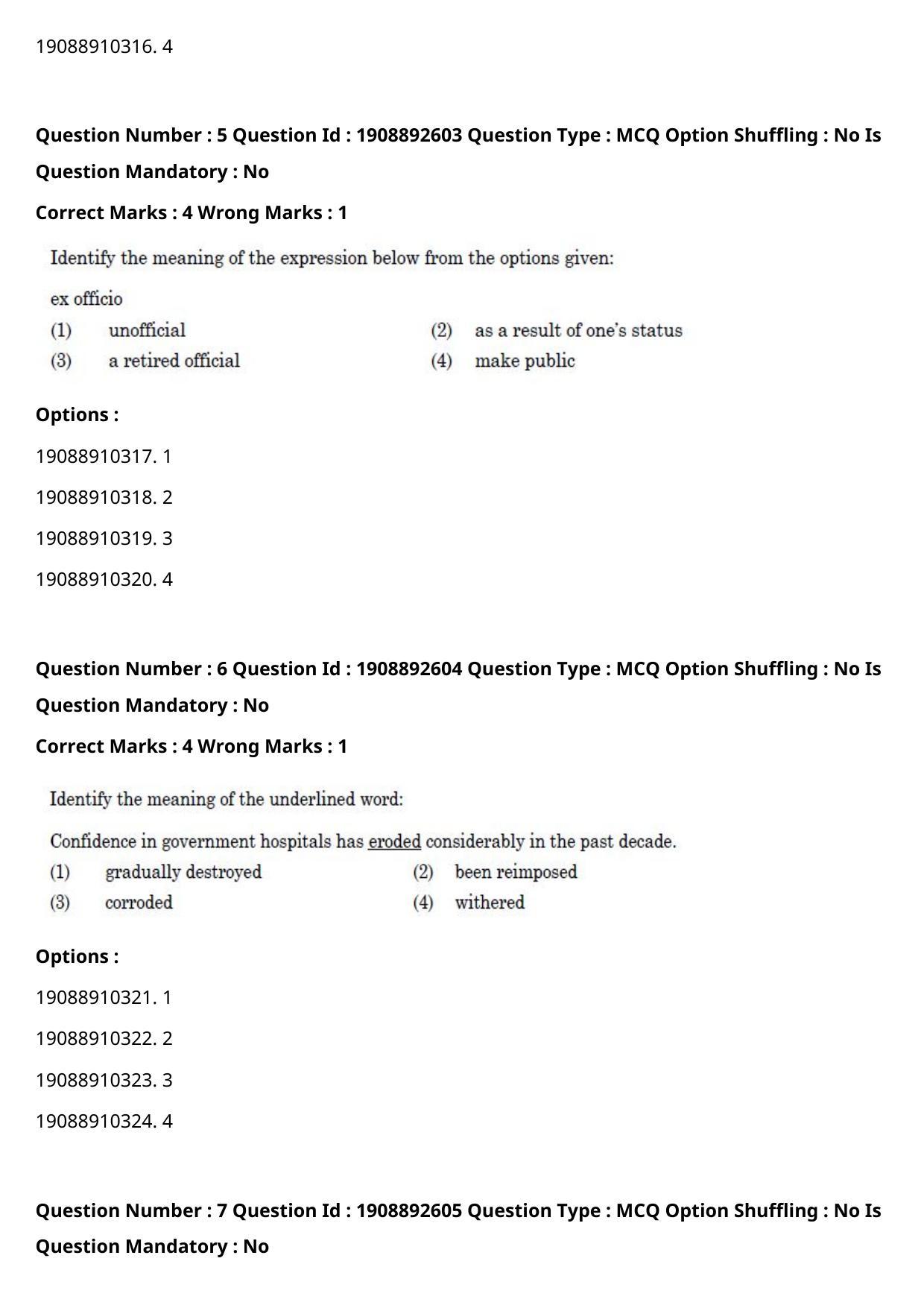 CUET PG 2021 PGQP47 Question Paper - Page 4