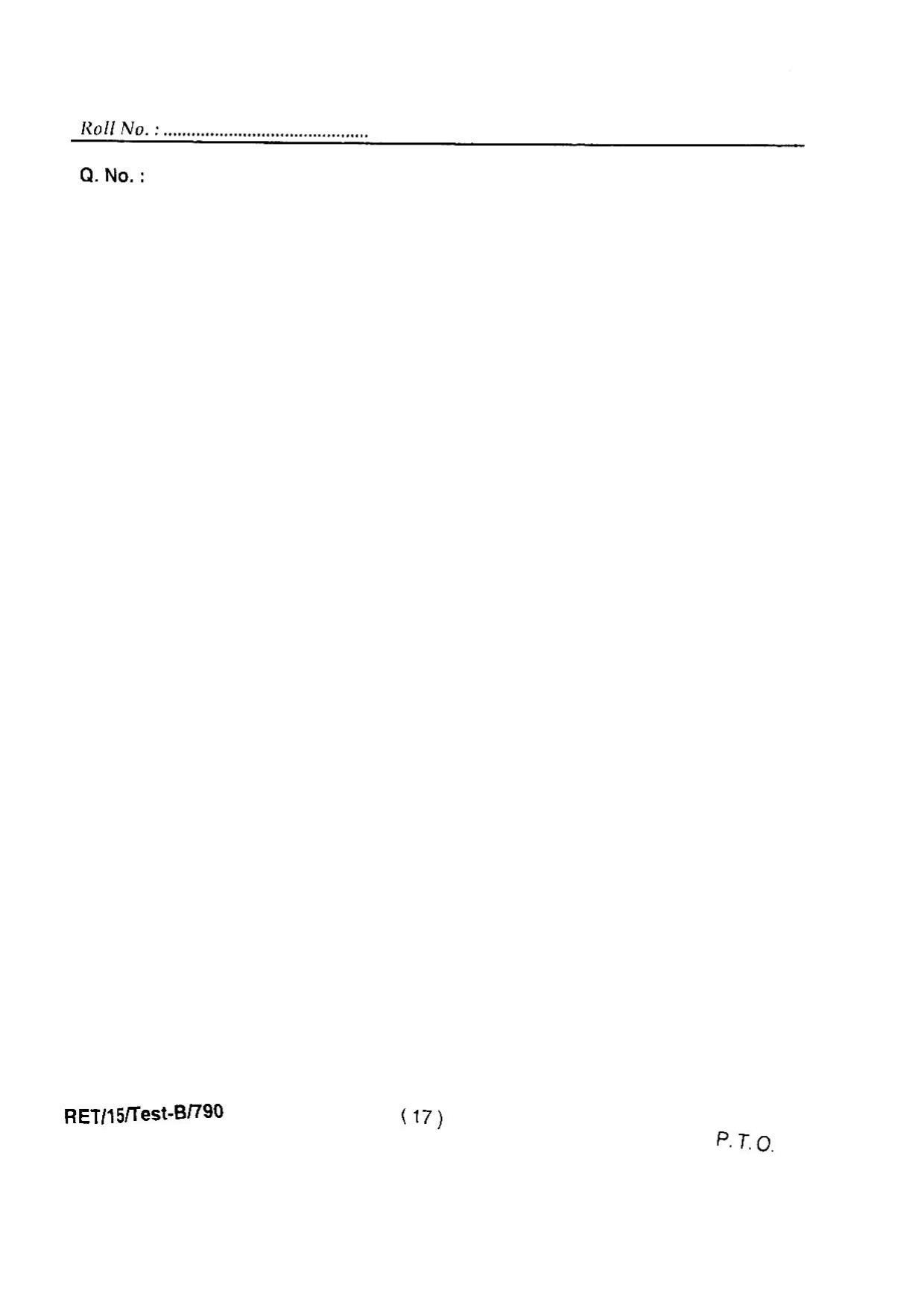 BHU RET EDUCATION 2015 Question Paper - Page 19