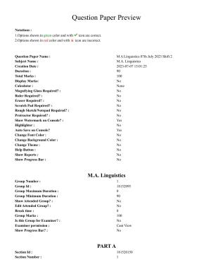 TS CPGET 2023 M A Linguistics (Shift 2) Question Paper with Answer Key