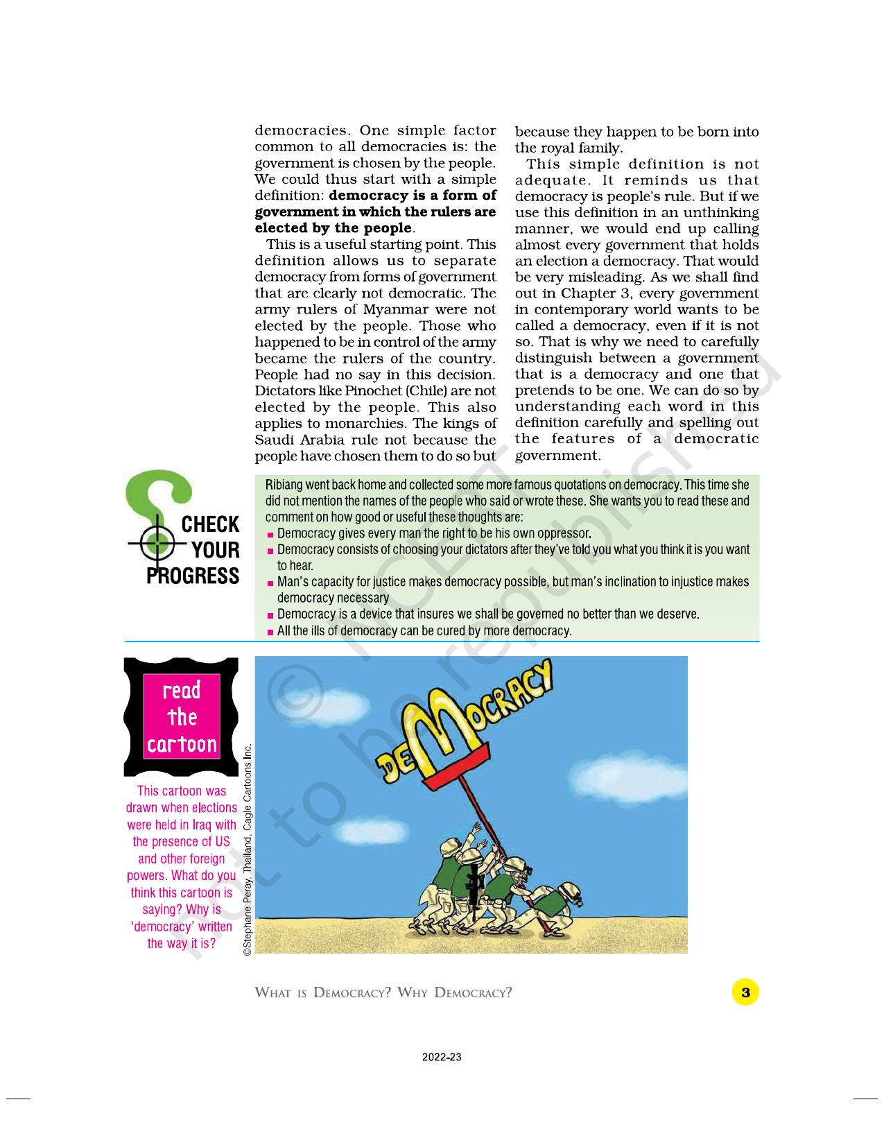 NCERT Book for Class 9 Civics Chapter 2 What is Democracy? Why Is Democracy? - Page 3