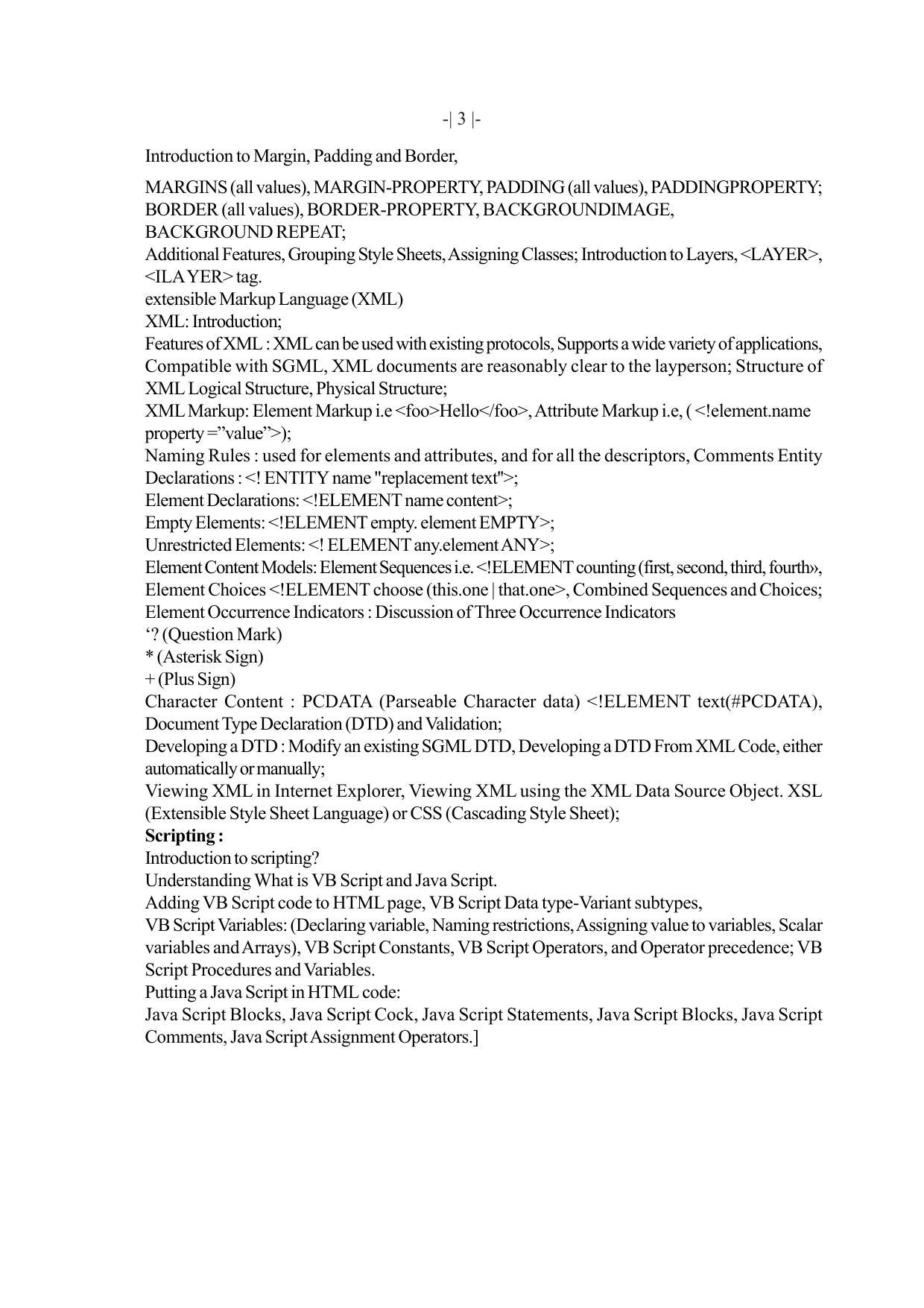 AHSEC 1st Year Multimedia-and-Web-Technology Syllabus - Page 3
