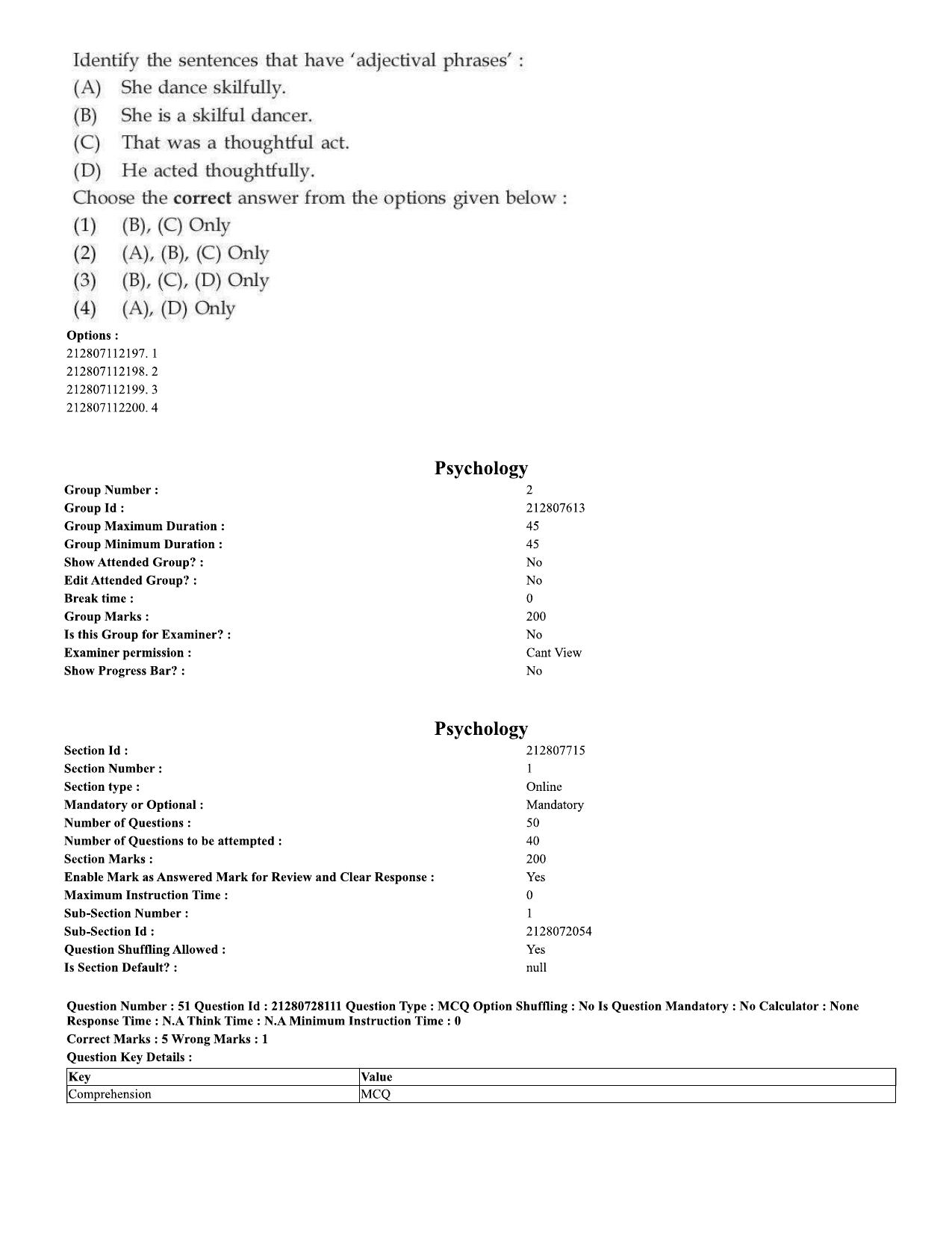 CUET 2023 Domestic Shift 3 Question Paper - 15 June 2023 - Page 30
