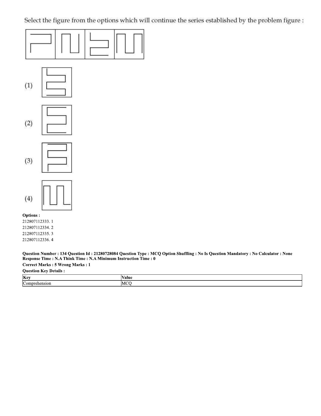 CUET 2023 Domestic Shift 3 Question Paper - 15 June 2023 - Page 111