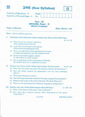 AP 2nd Year General Question Paper March - 2020 - ML ENGLISH-II(NEW)