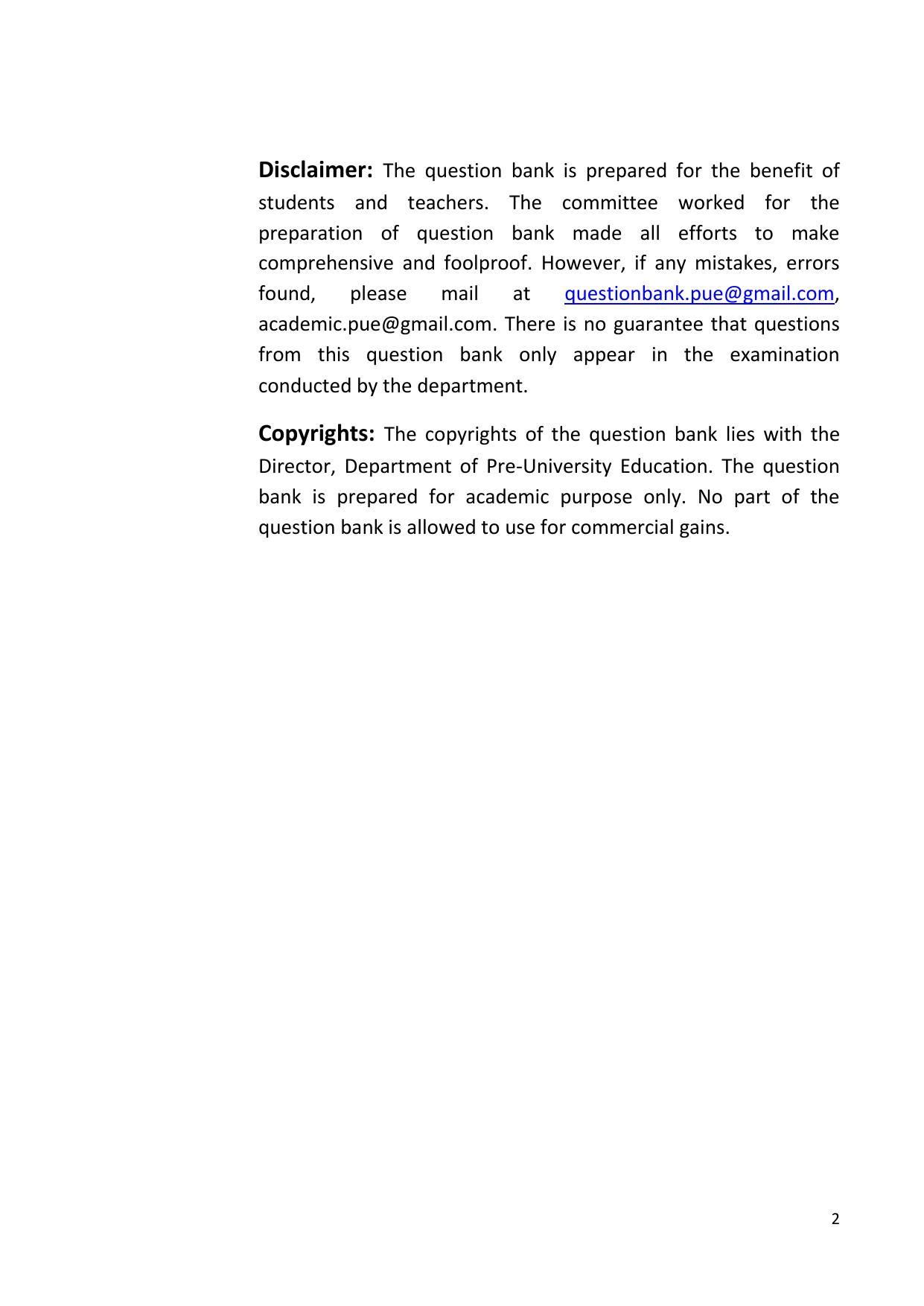 Karnataka 2nd PUC Question Bank for Electronics - Page 2