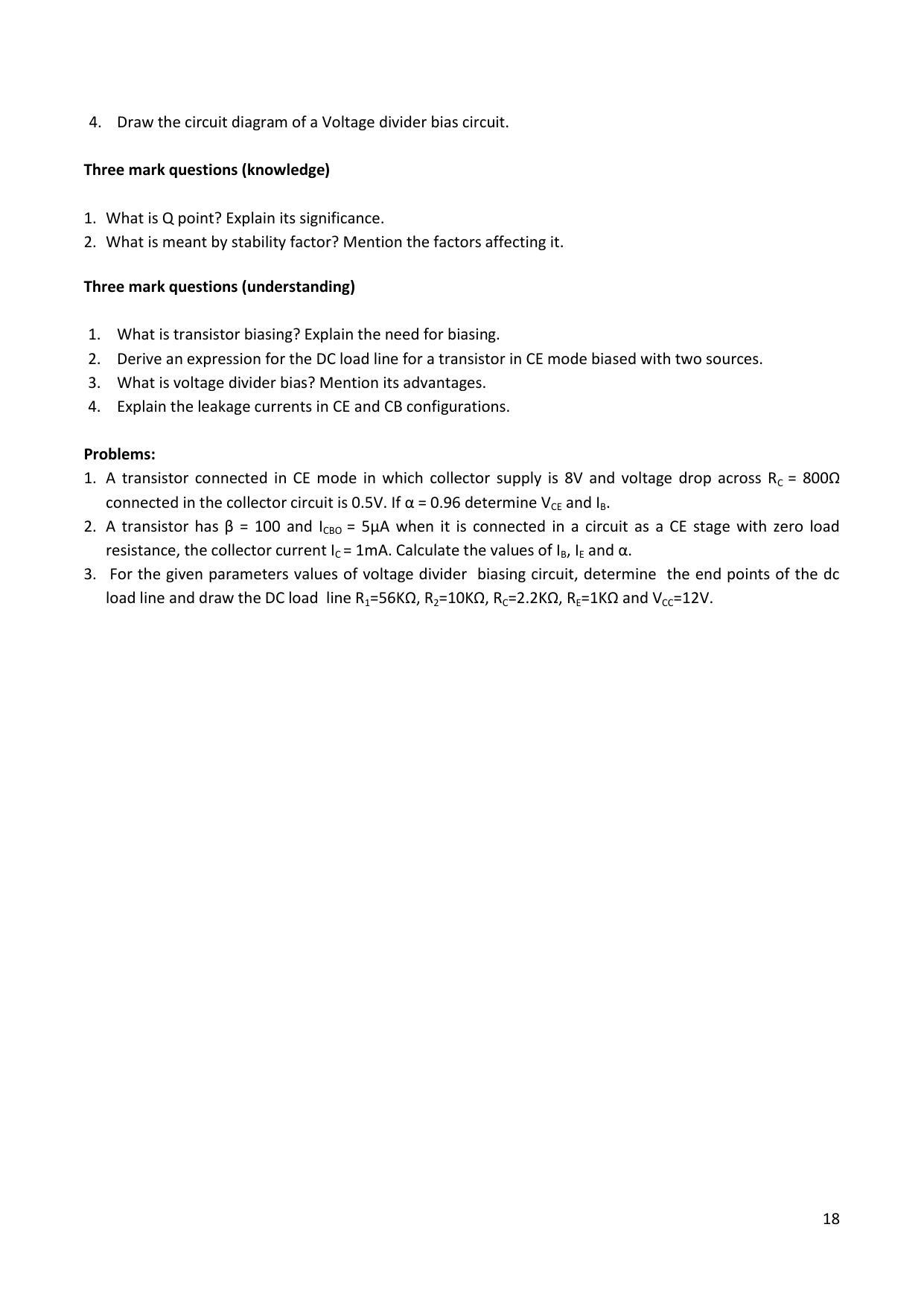 Karnataka 2nd PUC Question Bank for Electronics - Page 18