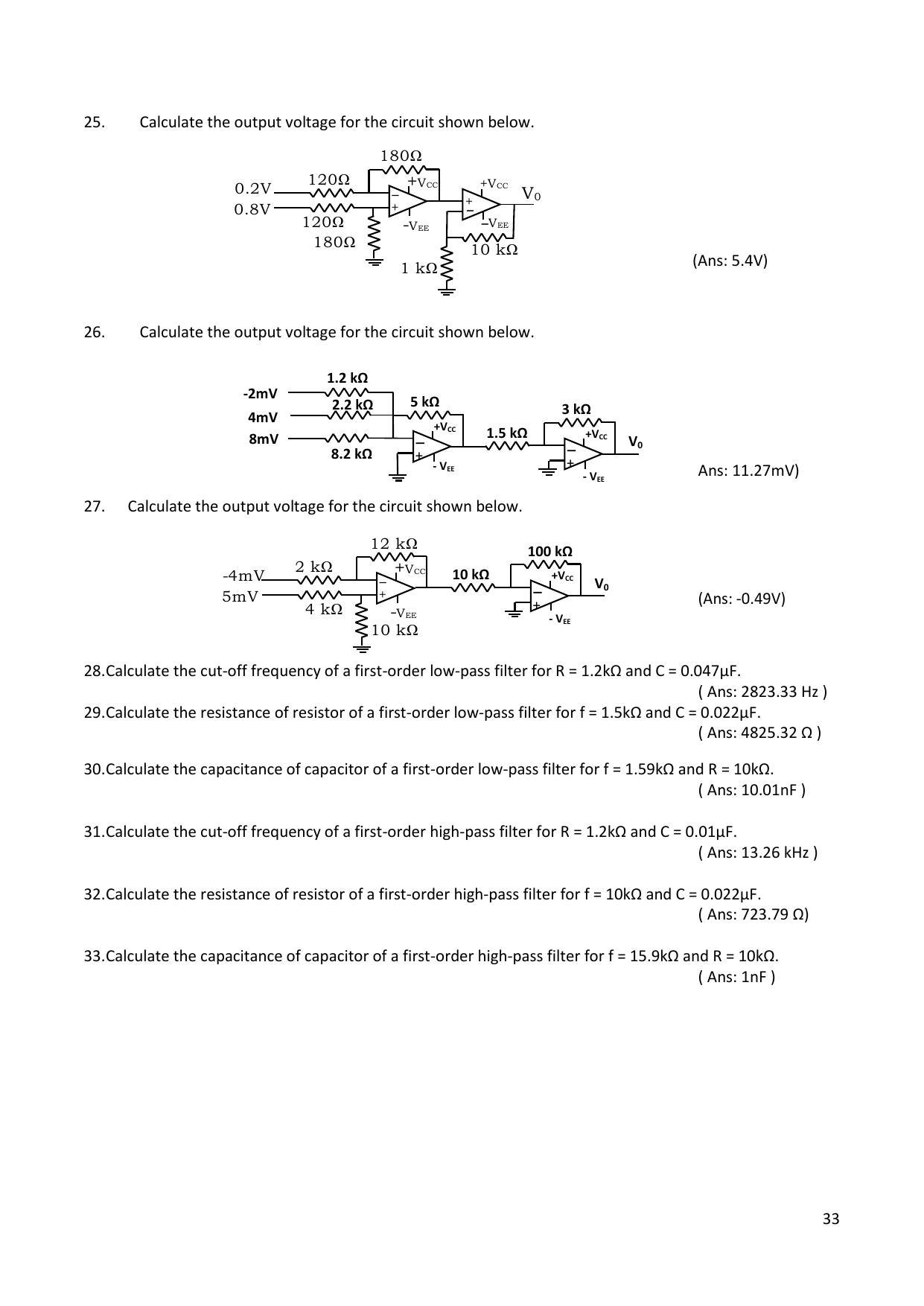 Karnataka 2nd PUC Question Bank for Electronics - Page 33