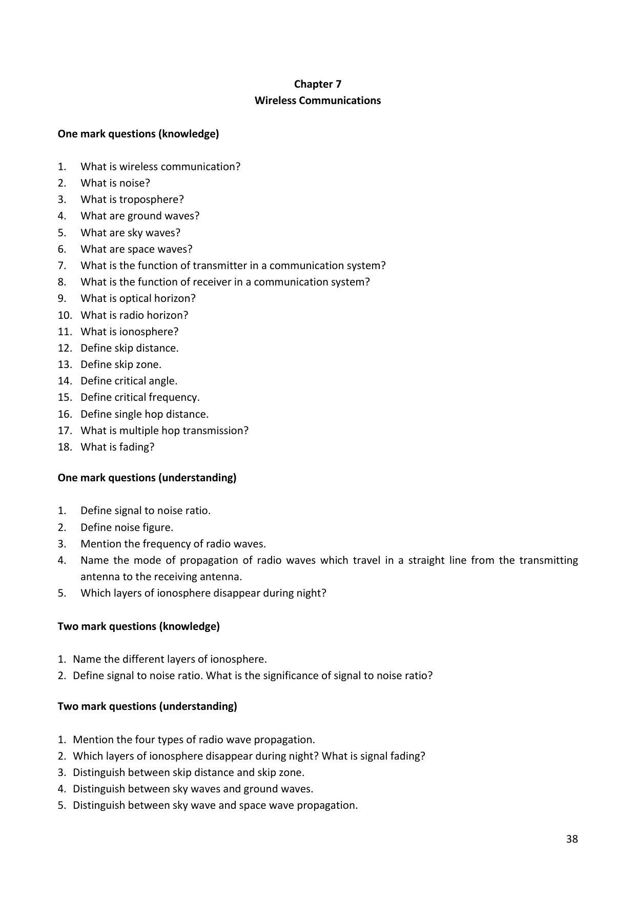 Karnataka 2nd PUC Question Bank for Electronics - Page 38