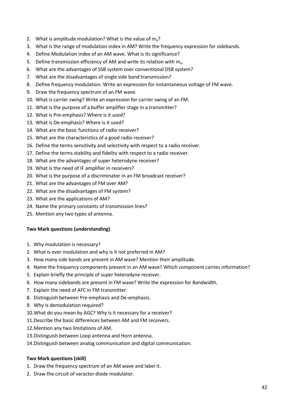 Karnataka 2nd PUC Question Bank for Electronics - Page 42