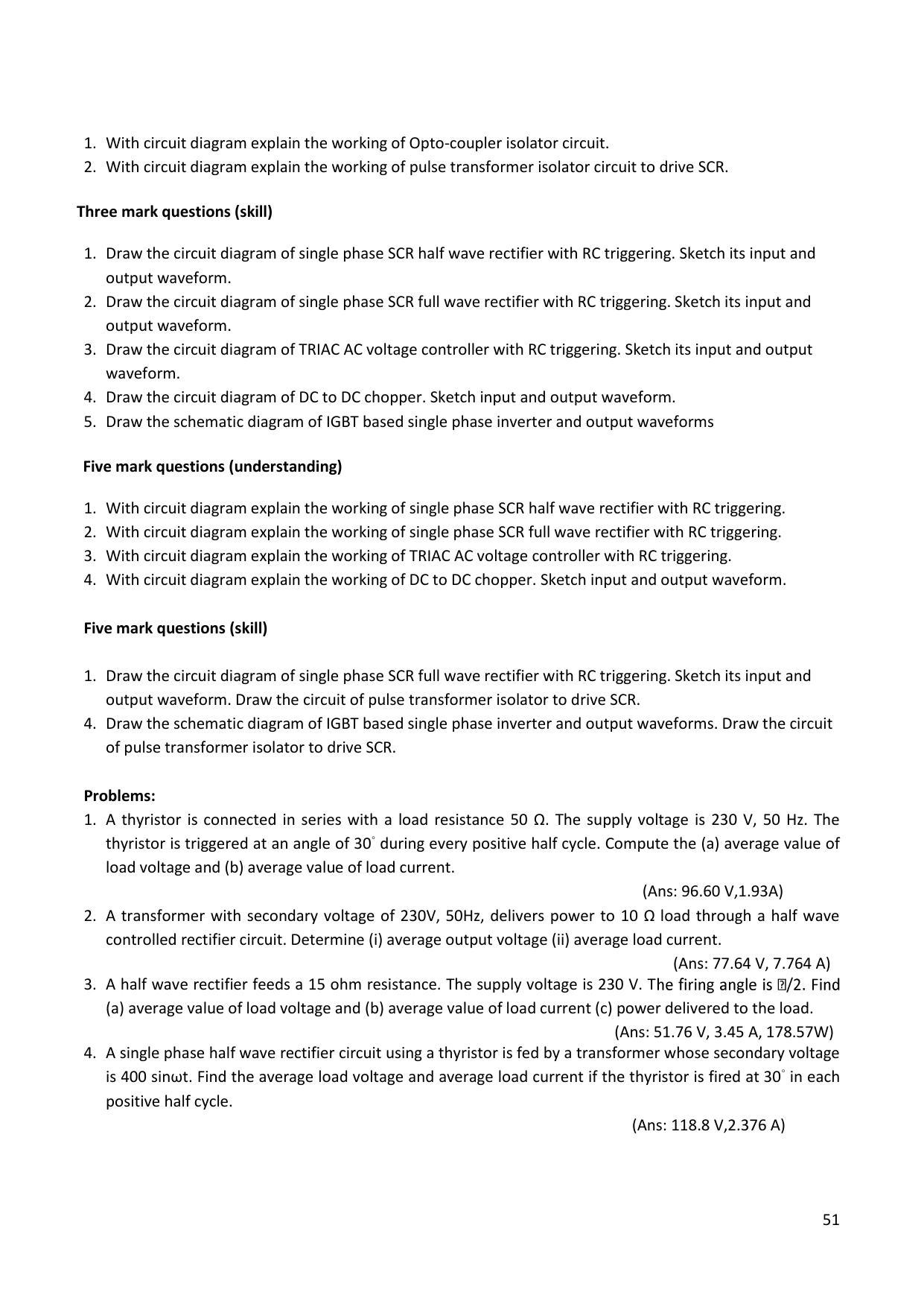 Karnataka 2nd PUC Question Bank for Electronics - Page 51
