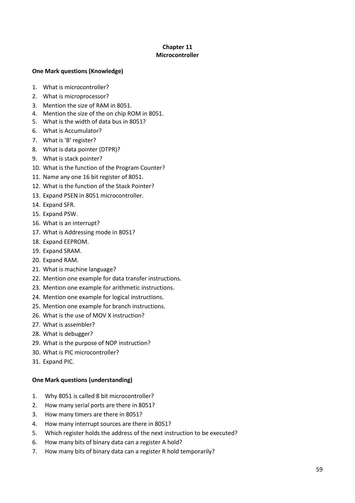 Karnataka 2nd PUC Question Bank for Electronics - Page 59