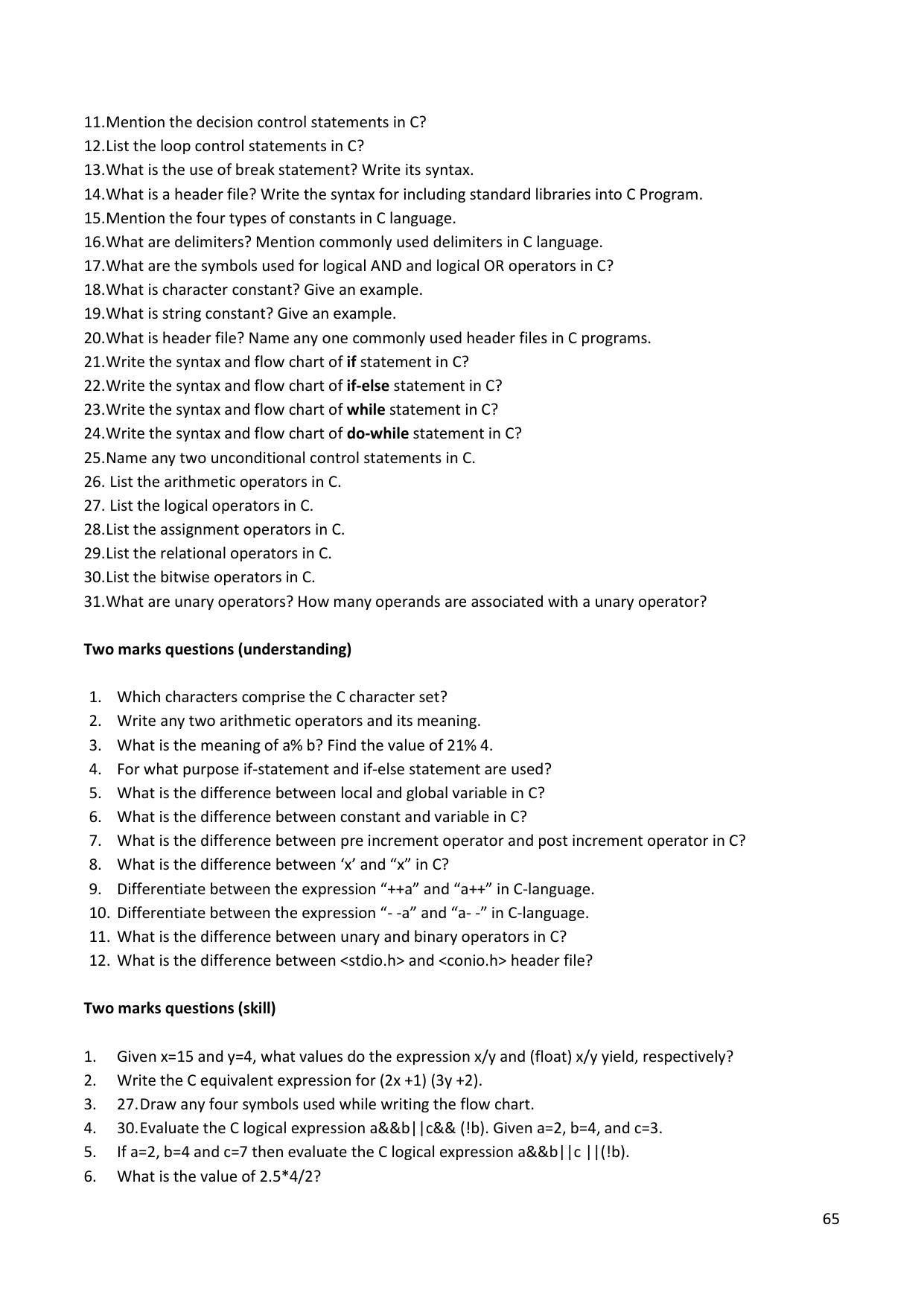 Karnataka 2nd PUC Question Bank for Electronics - Page 65