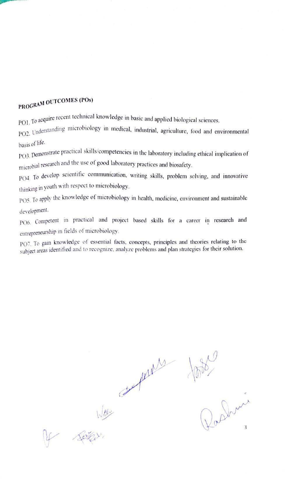 JECRC Jaipur M.Sc -Microbiology Syllabus - Page 3