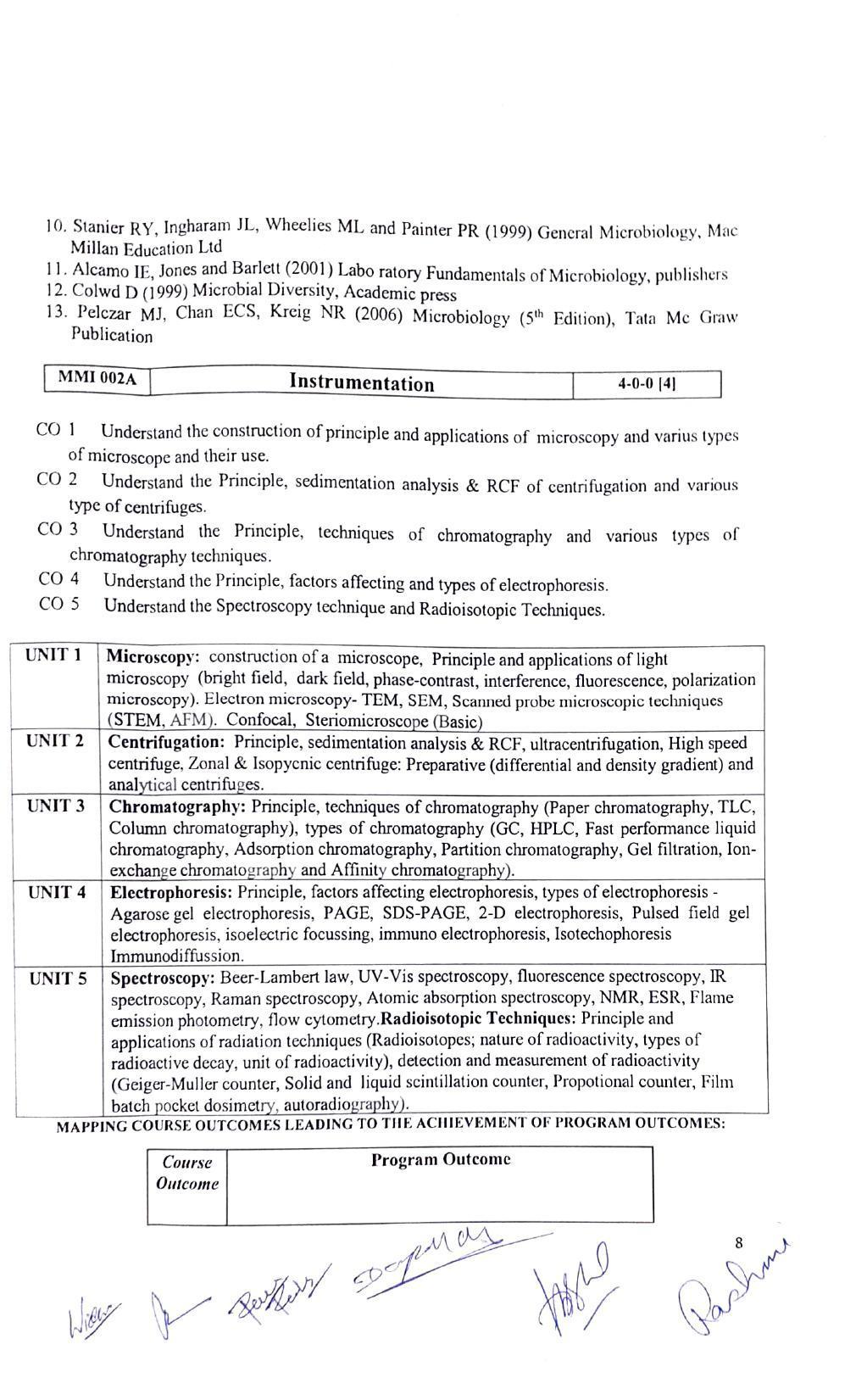JECRC Jaipur M.Sc -Microbiology Syllabus - Page 8