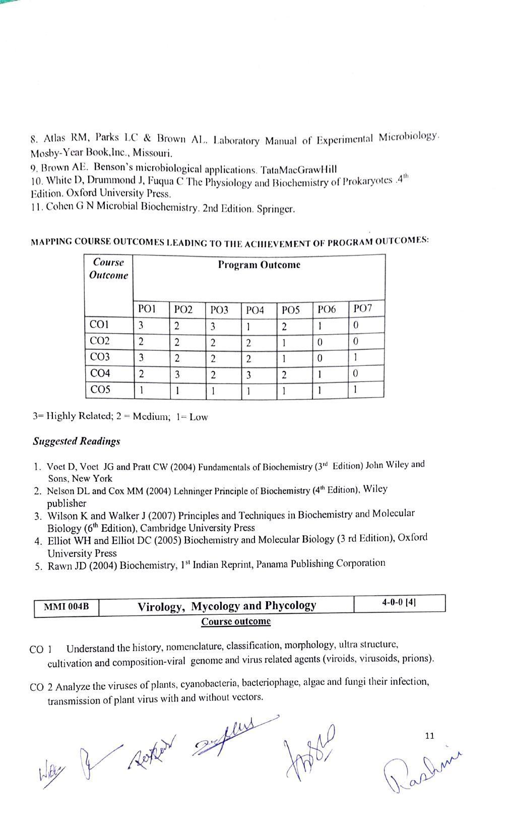 JECRC Jaipur M.Sc -Microbiology Syllabus - Page 11
