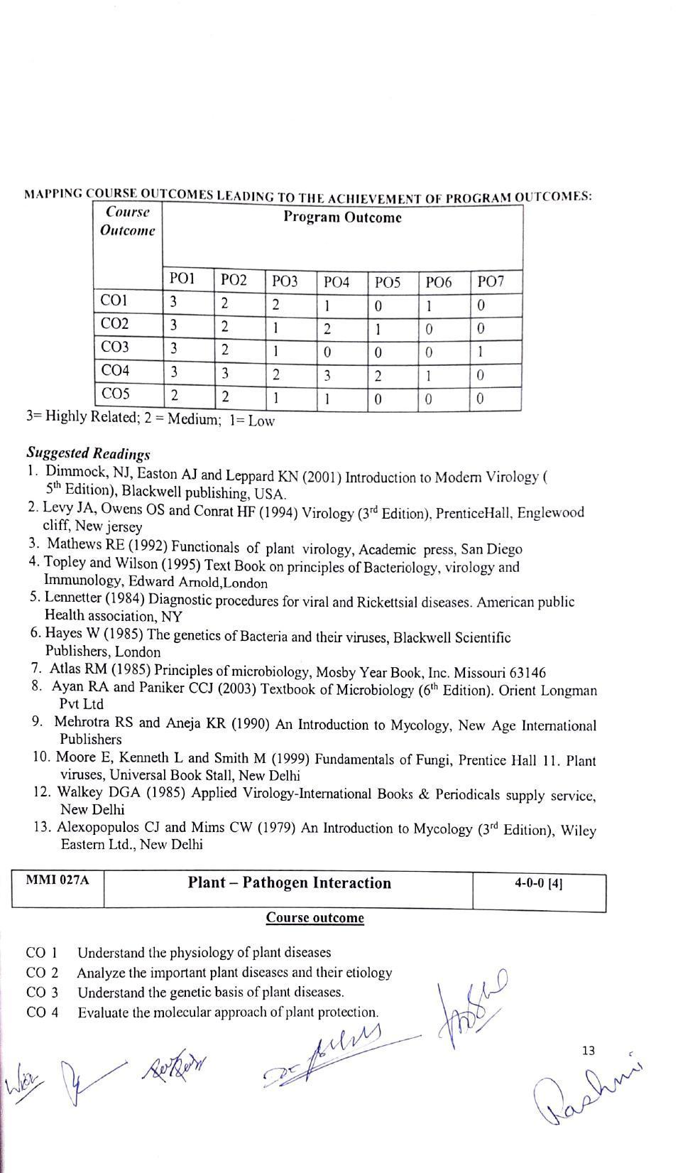 JECRC Jaipur M.Sc -Microbiology Syllabus - Page 13