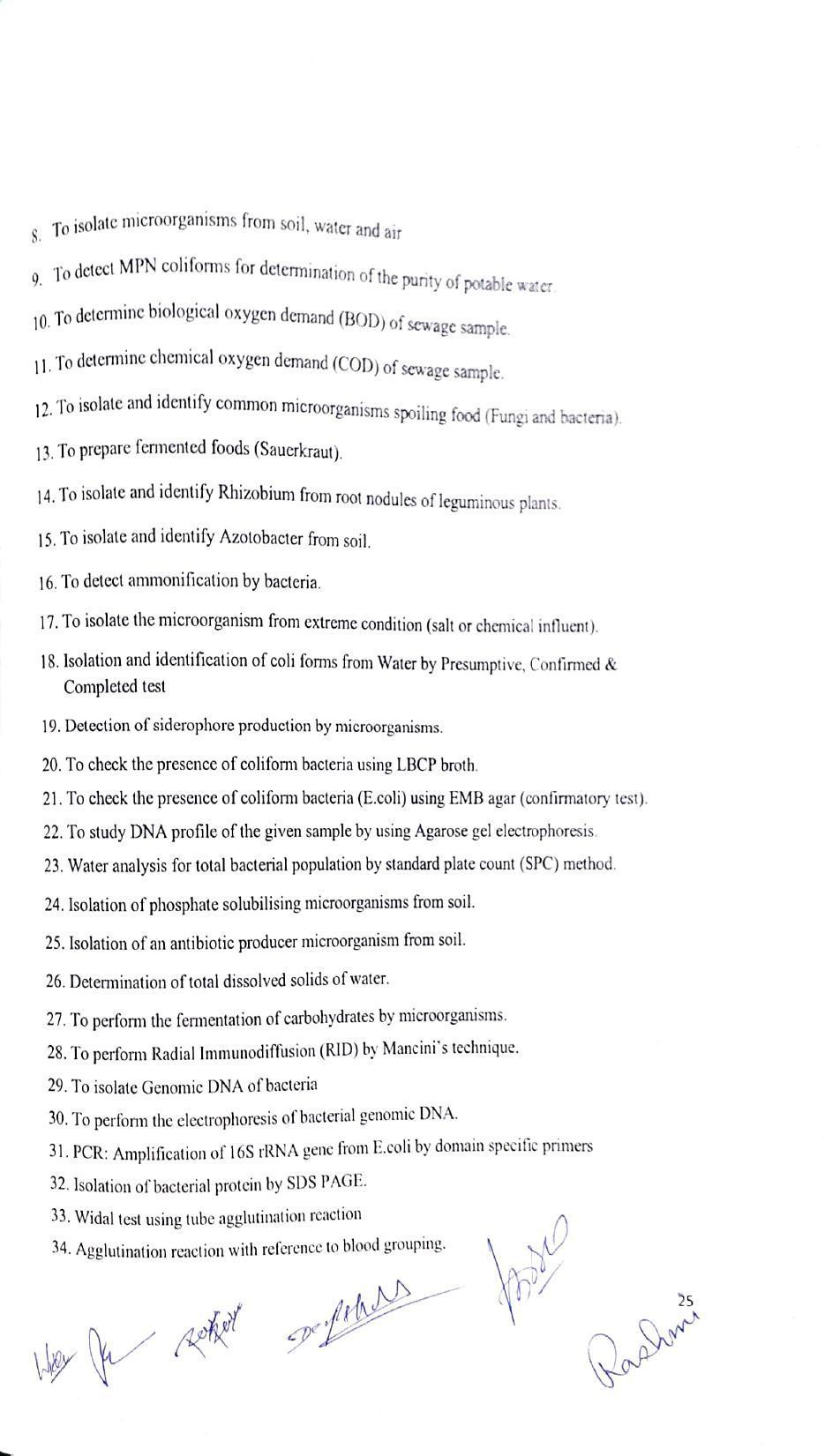 JECRC Jaipur M.Sc -Microbiology Syllabus - Page 25