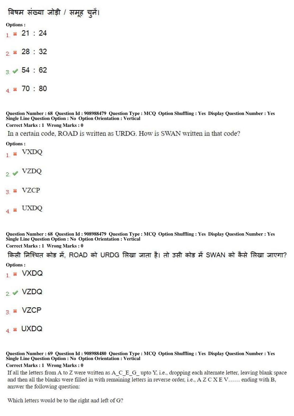 MP CPCT 27th Oct 2018 CPCT Question Paper Shift 2 - Page 48