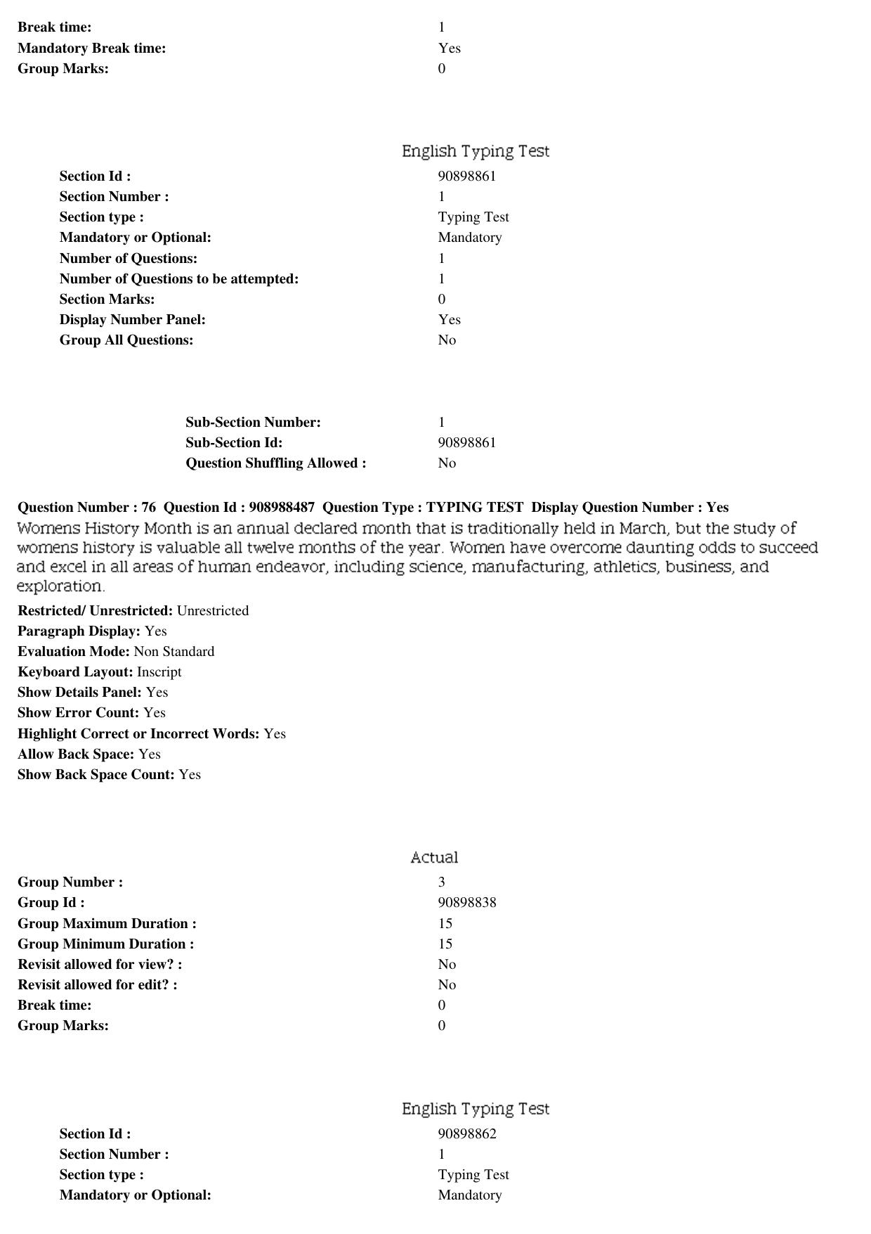 MP CPCT 27th Oct 2018 CPCT Question Paper Shift 2 - Page 54