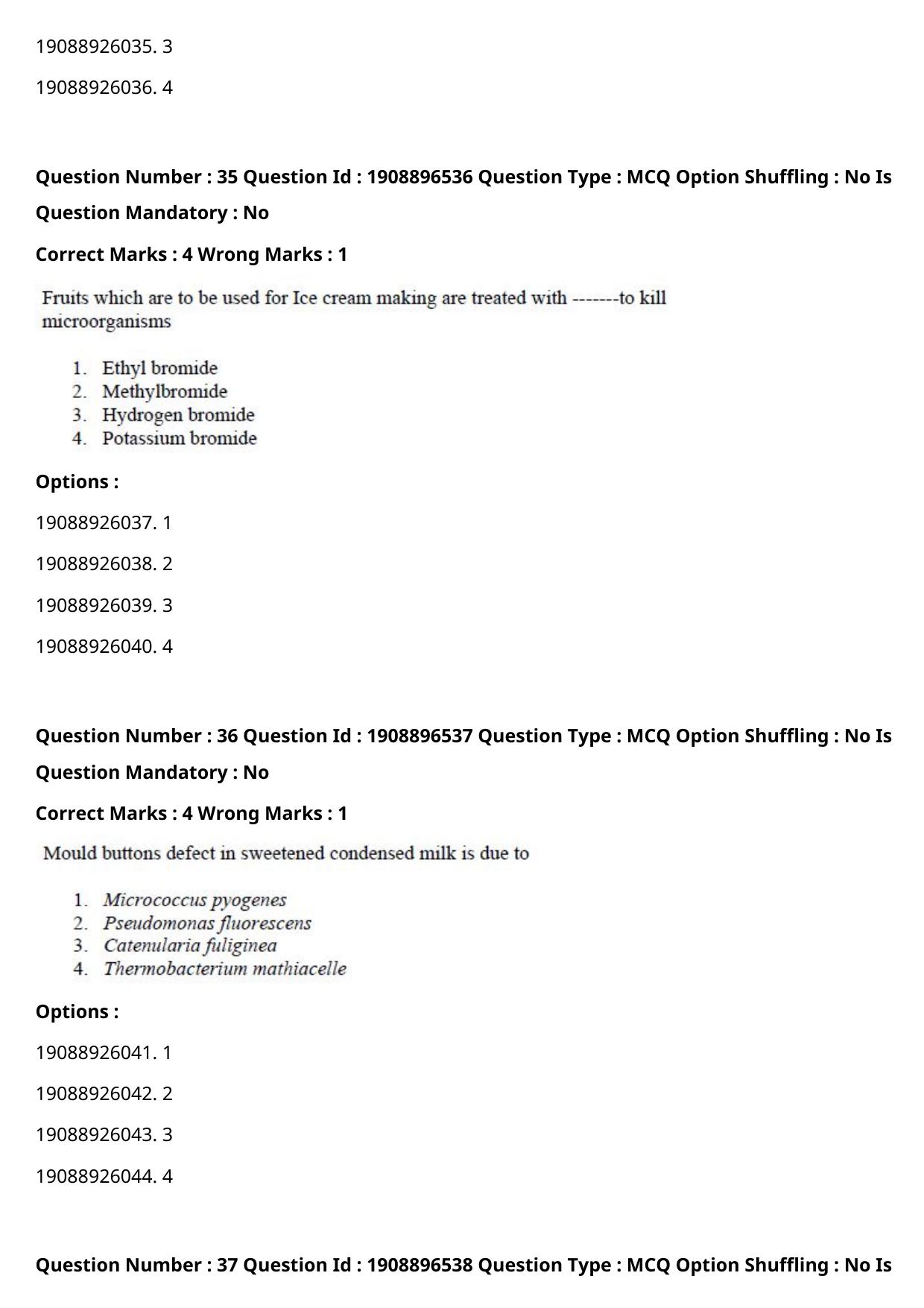 ICAR AIEEA PG 2021 DAIRY SCIENCE Question Paper - Page 19