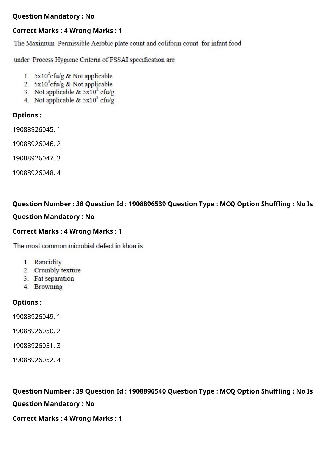 ICAR AIEEA PG 2021 DAIRY SCIENCE Question Paper - Page 20