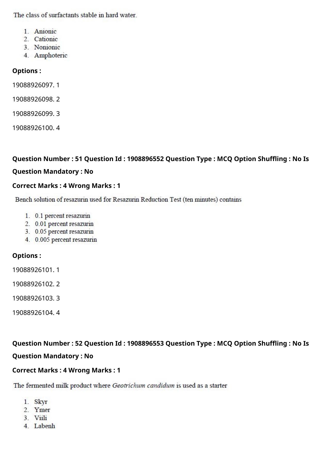 ICAR AIEEA PG 2021 DAIRY SCIENCE Question Paper - Page 26