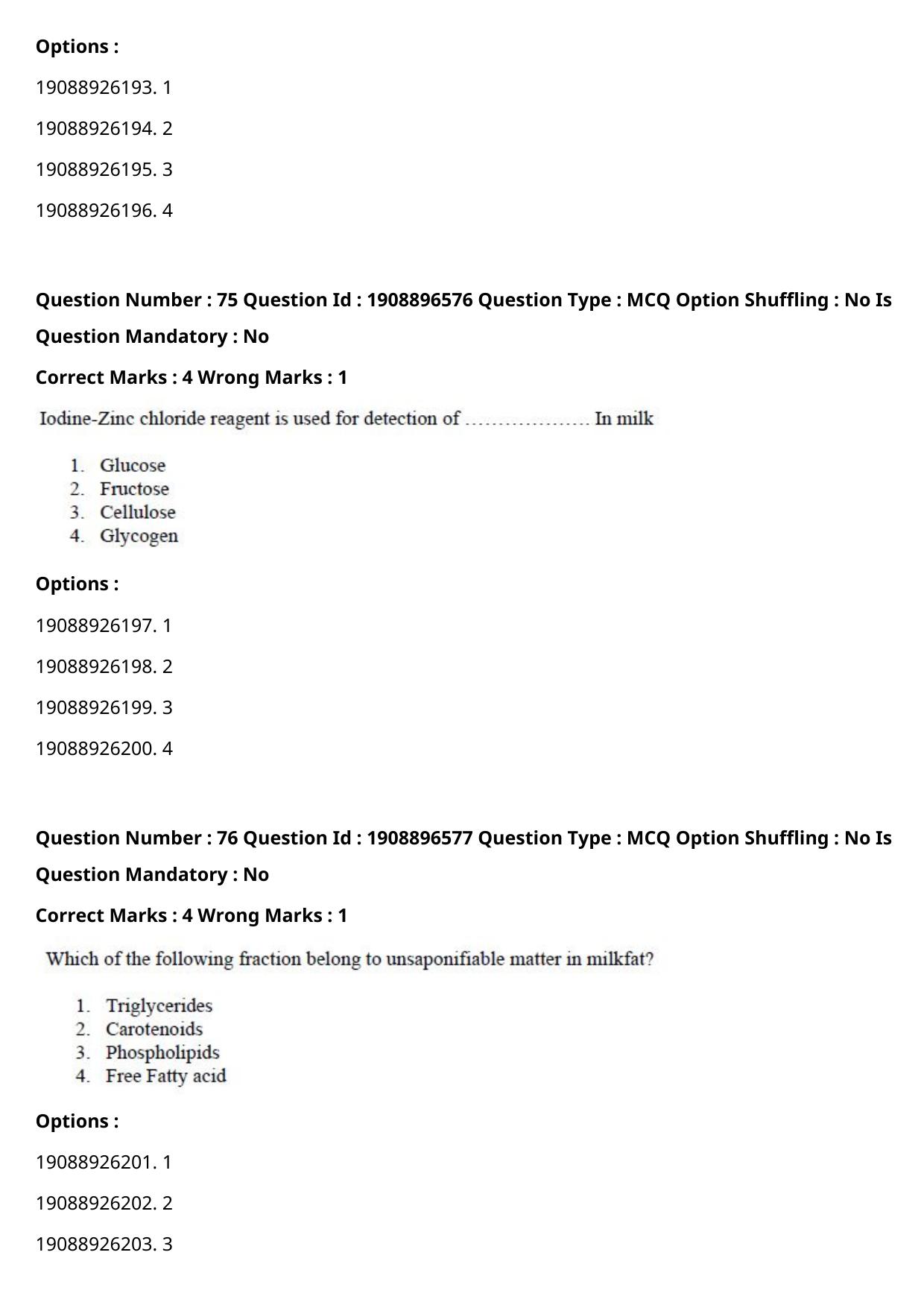 ICAR AIEEA PG 2021 DAIRY SCIENCE Question Paper - Page 37