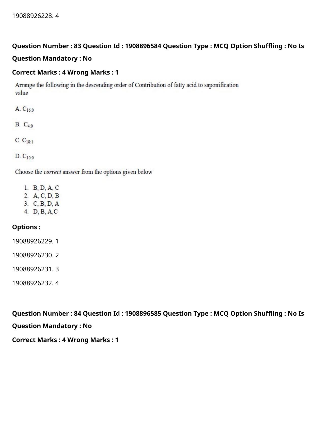ICAR AIEEA PG 2021 DAIRY SCIENCE Question Paper - Page 41