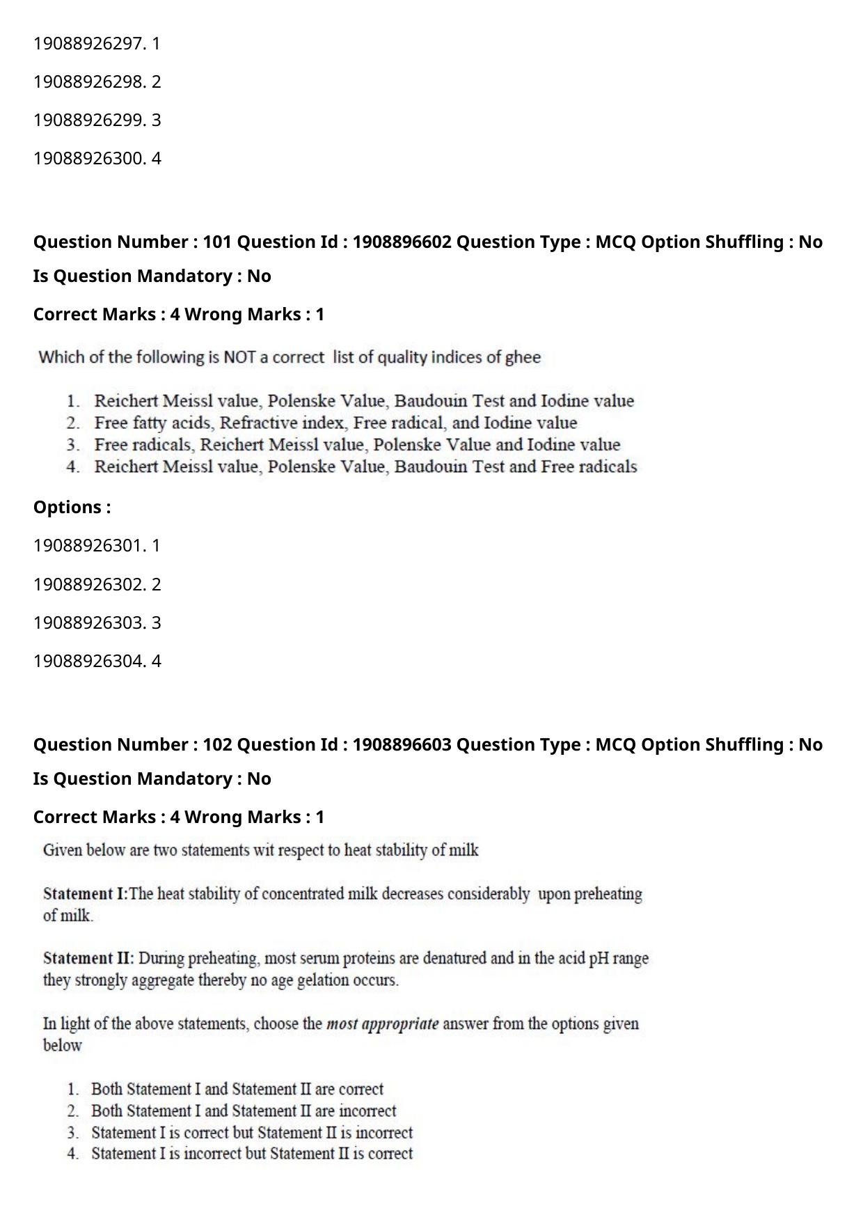 ICAR AIEEA PG 2021 DAIRY SCIENCE Question Paper - Page 50