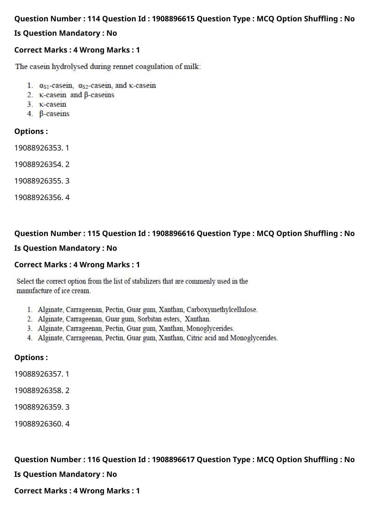 ICAR AIEEA PG 2021 DAIRY SCIENCE Question Paper - Page 57