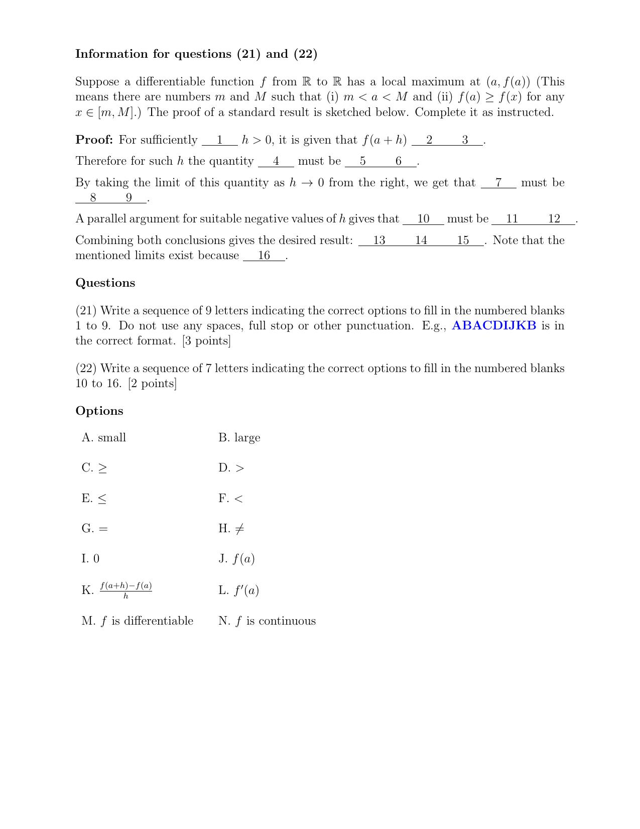 CMI B.Sc (Hons.) Mathematics and Computer Science Question Paper with Solution 2024 - Page 6