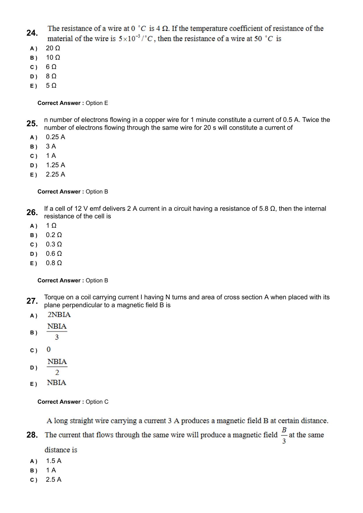 KEAM 2024 June 6 Question Paper with Answer Key - Page 6