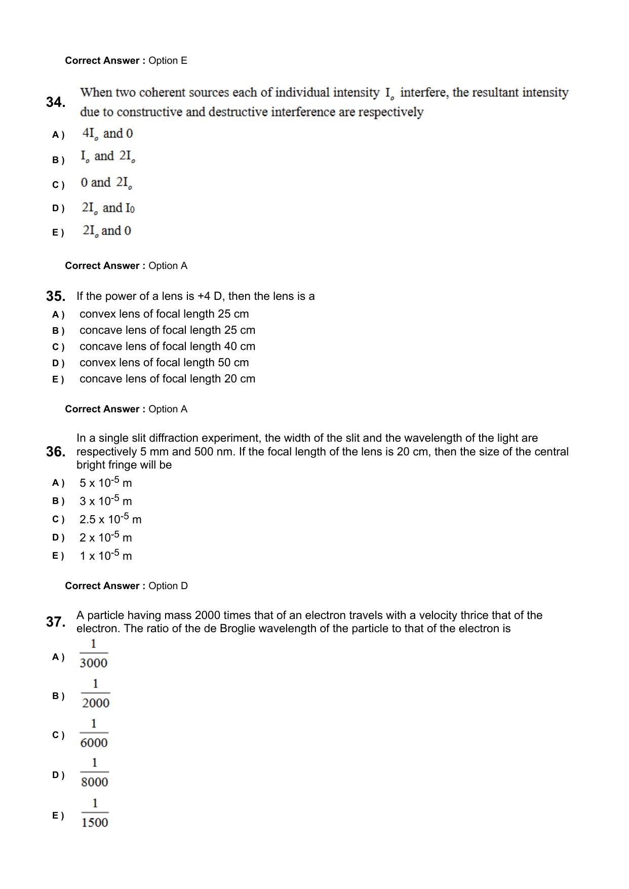 KEAM 2024 June 6 Question Paper with Answer Key - Page 8