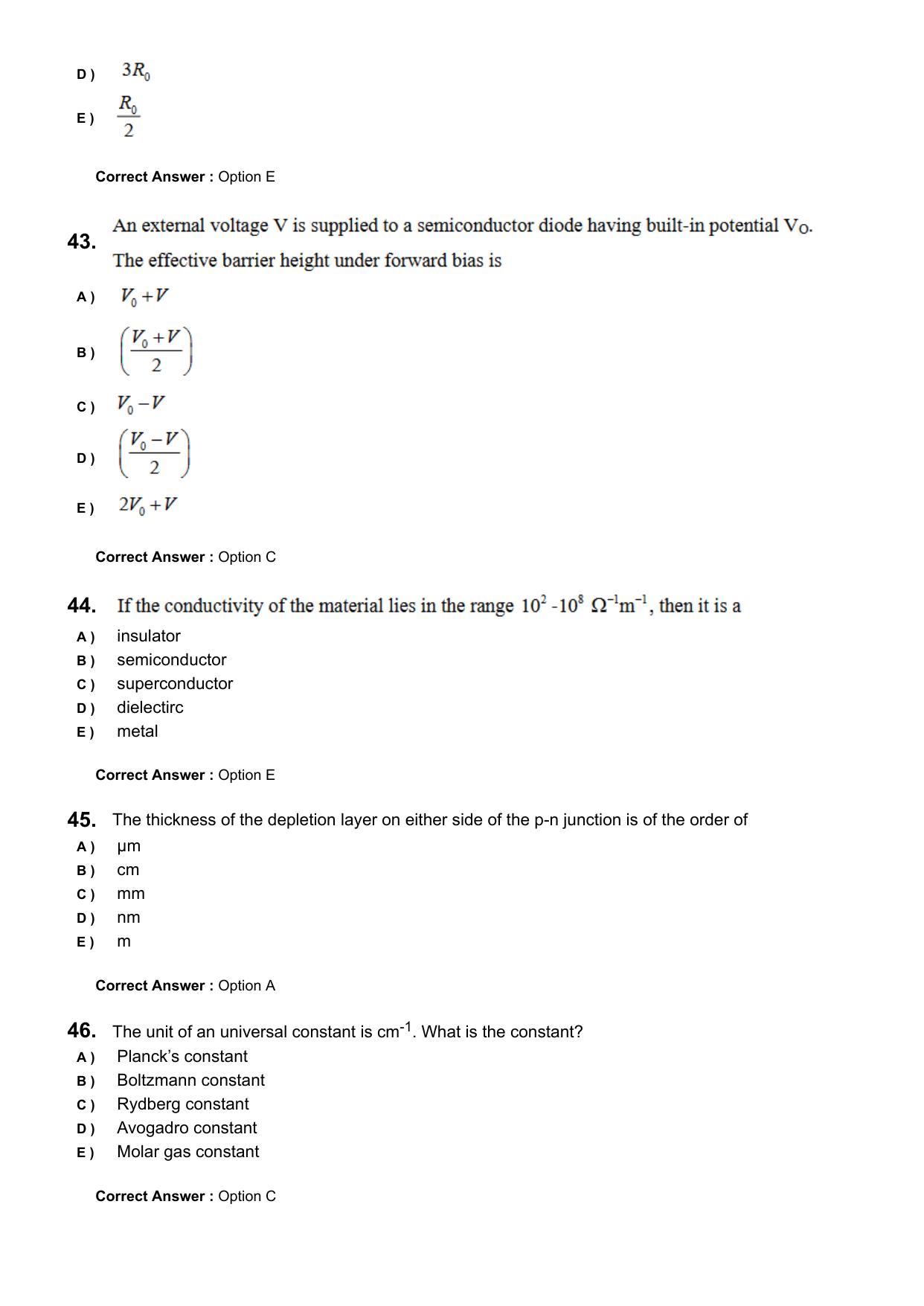 KEAM 2024 June 6 Question Paper with Answer Key - Page 10