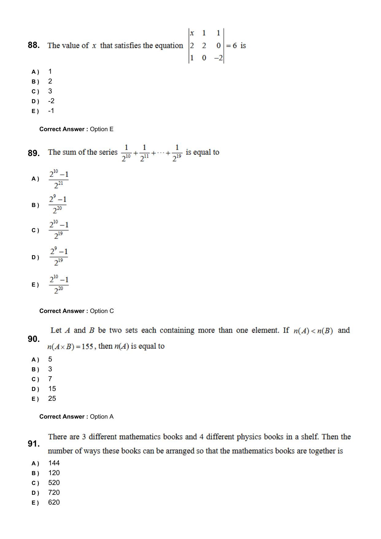 KEAM 2024 June 6 Question Paper with Answer Key - Page 20