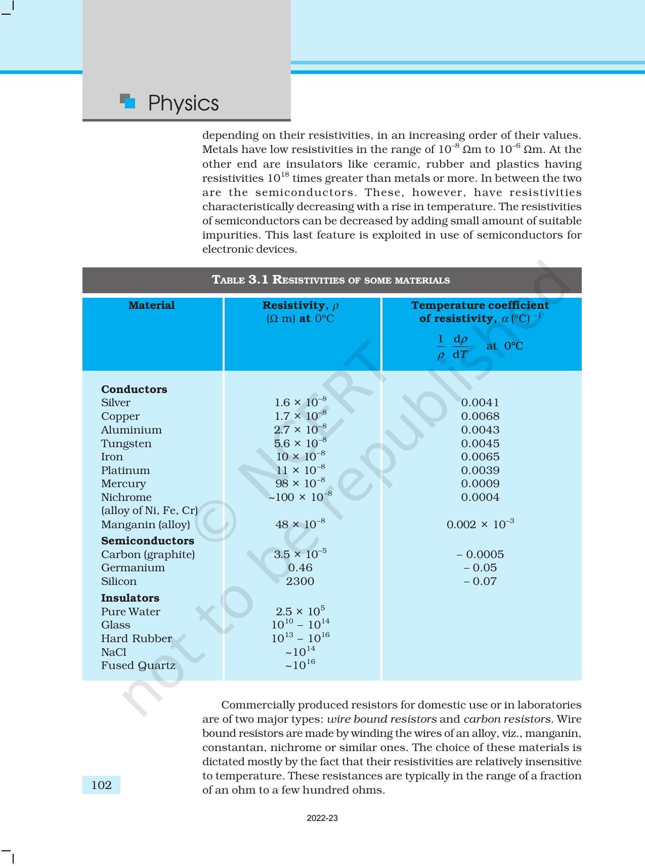 NCERT Book for Class 12 Physics Chapter 3 Current Electricity - Page 10