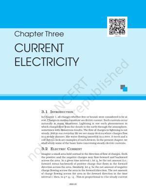 NCERT Book for Class 12 Physics Chapter 3 Current Electricity