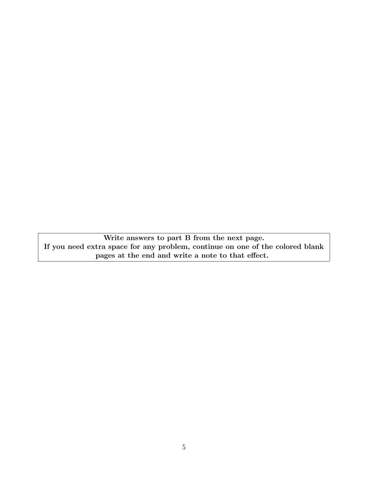 CMI Entrance Exam 2019 Question Paper B.Sc (Hons.) Mathematics and Computer Science - Page 7